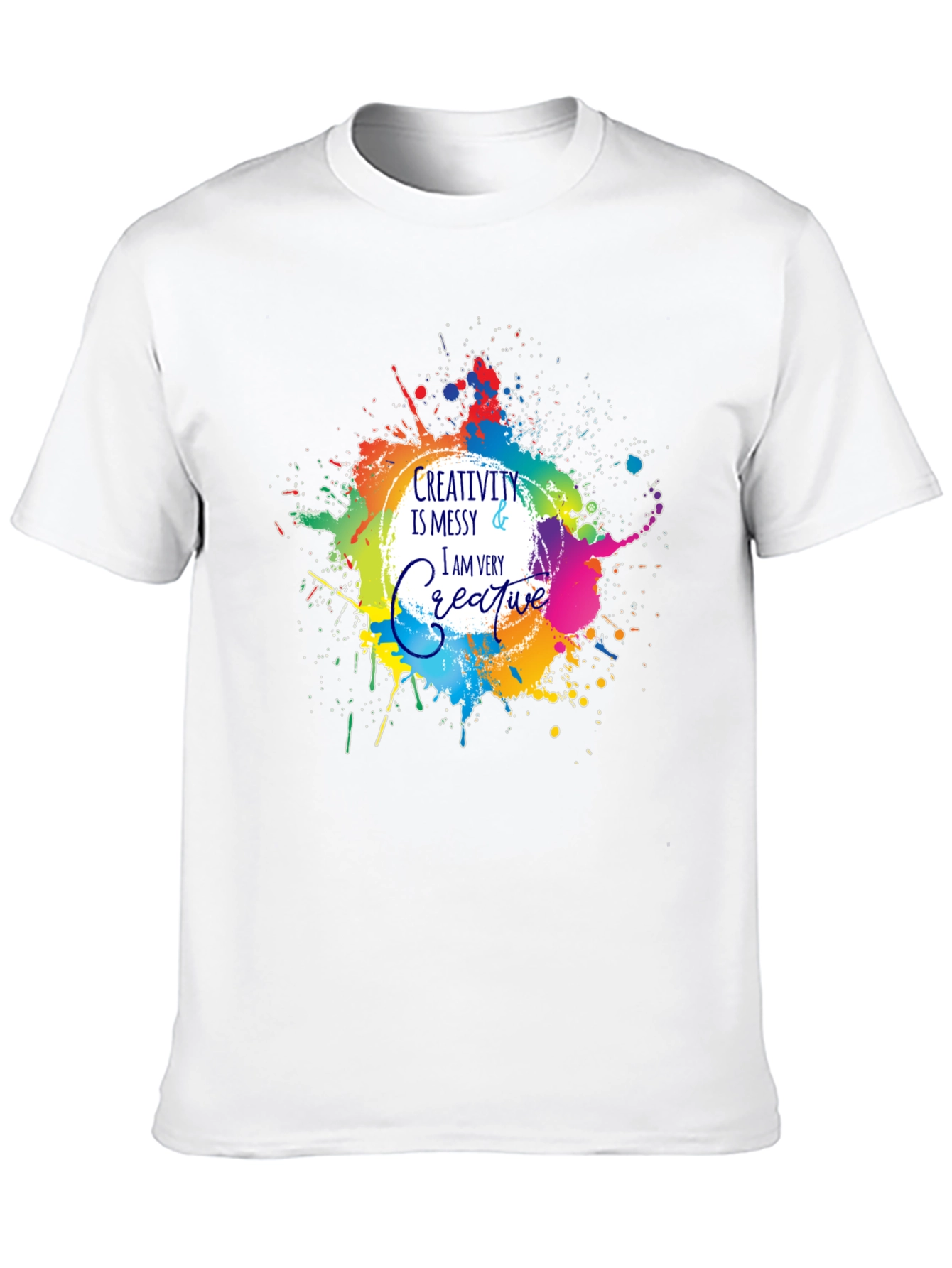 Creativity Messy T-Shirt - Artistic Graphic Tee