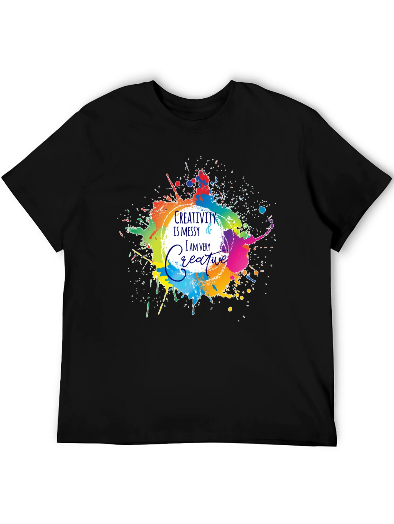 Creativity Messy T-Shirt - Artistic Graphic Tee