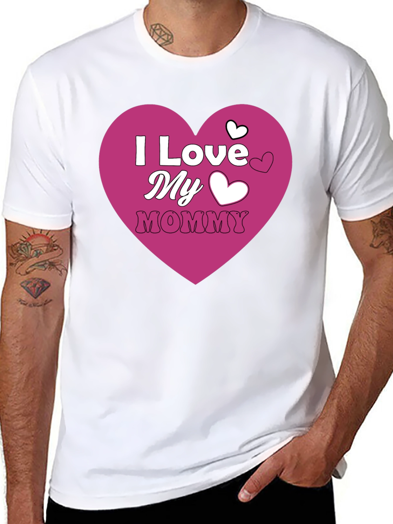 I Love My Mommy Graphic Tee - Mens