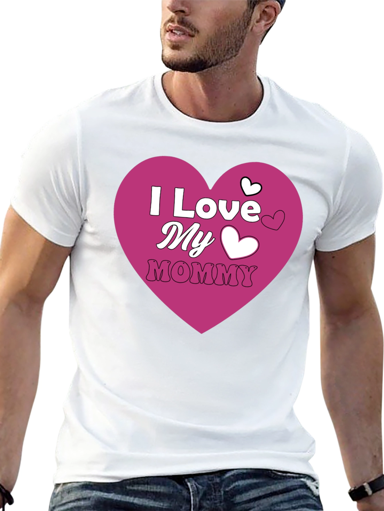 I Love My Mommy Graphic Tee - Mens