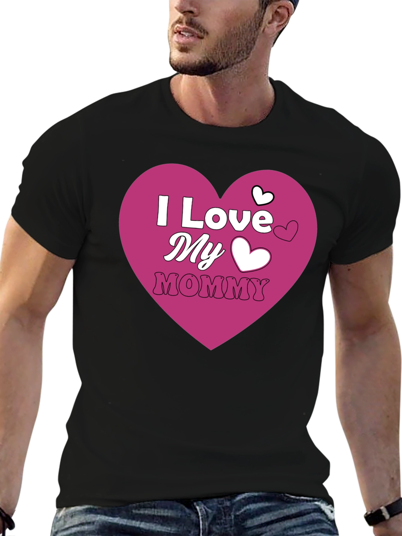 I Love My Mommy Graphic Tee - Mens