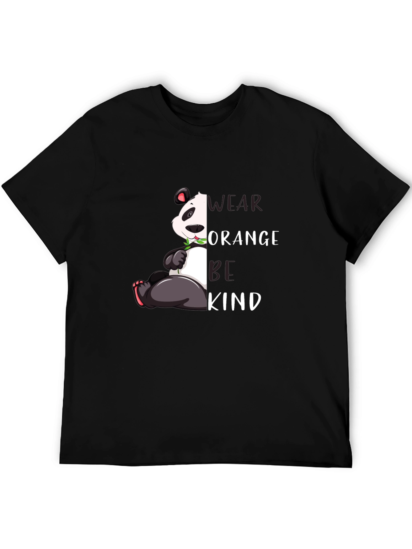Wear Orange Be Kind Panda T-Shirt