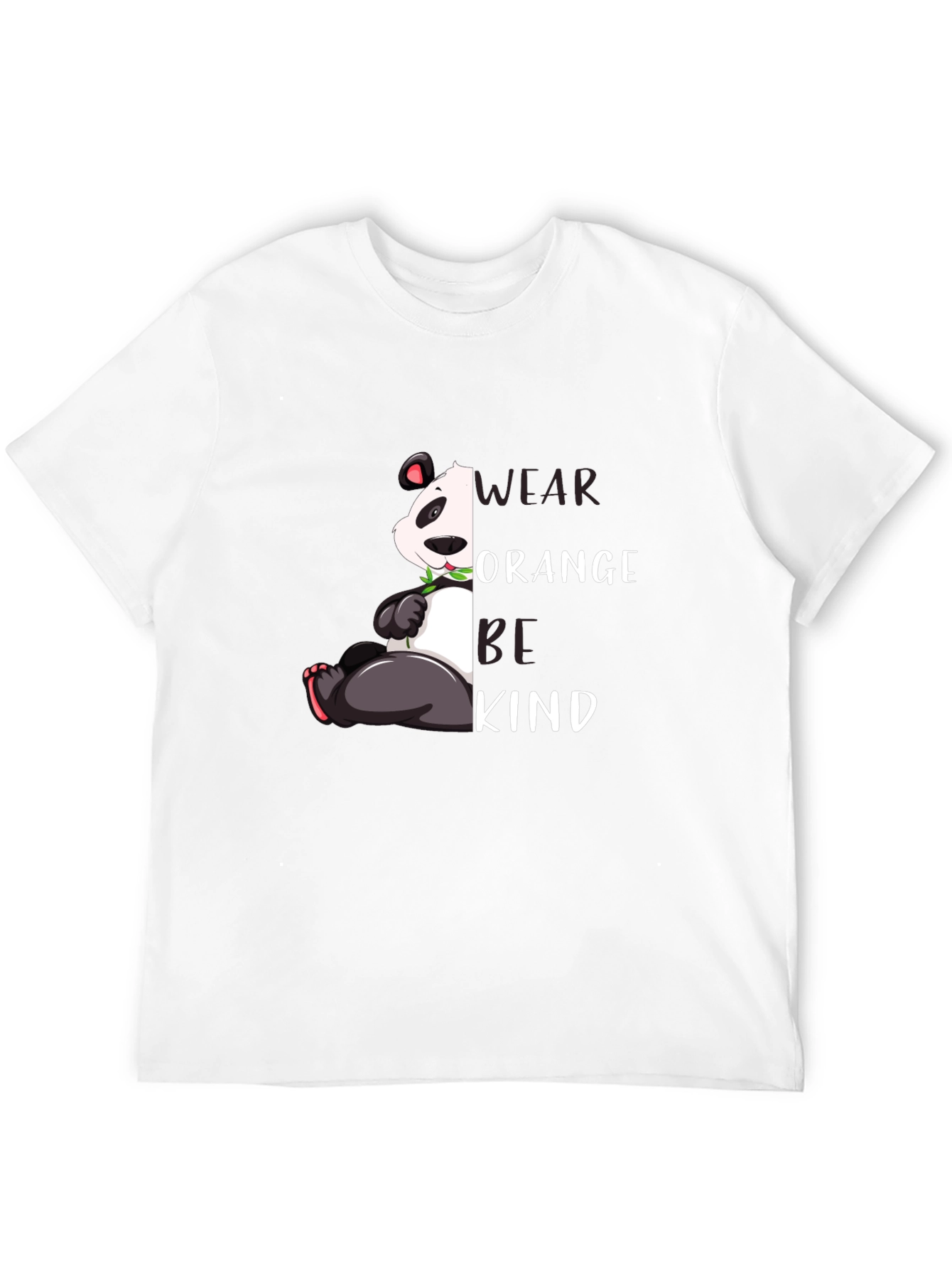 Wear Orange Be Kind Panda T-Shirt