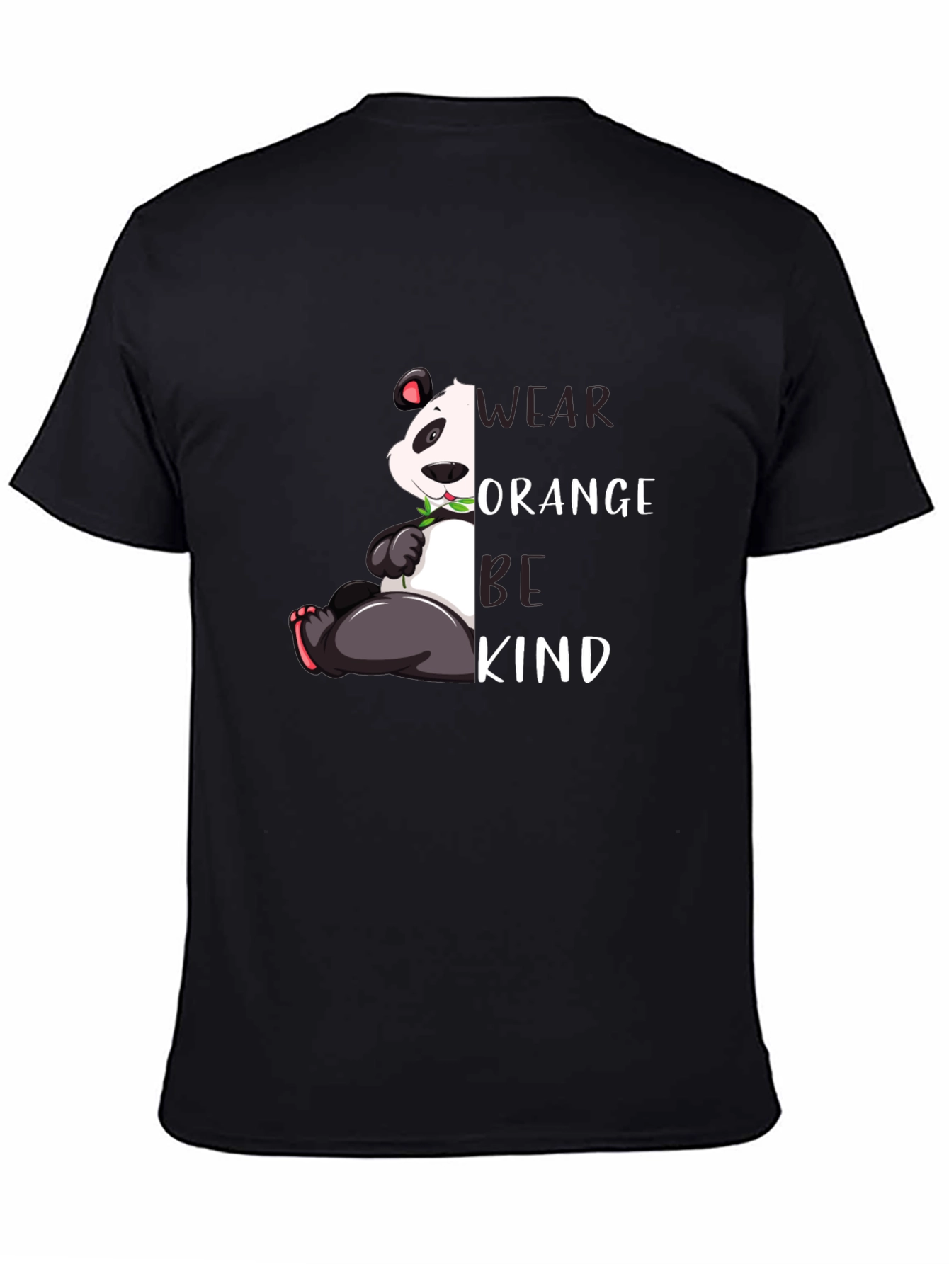 Wear Orange Be Kind Panda T-Shirt