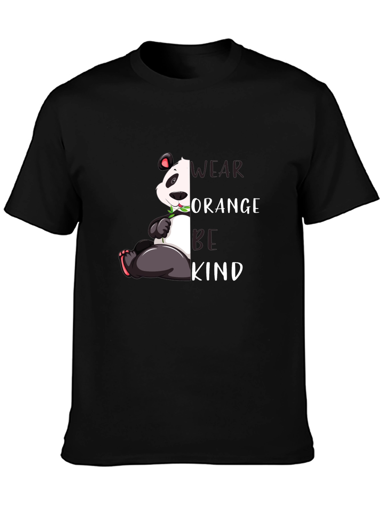 Wear Orange Be Kind Panda T-Shirt