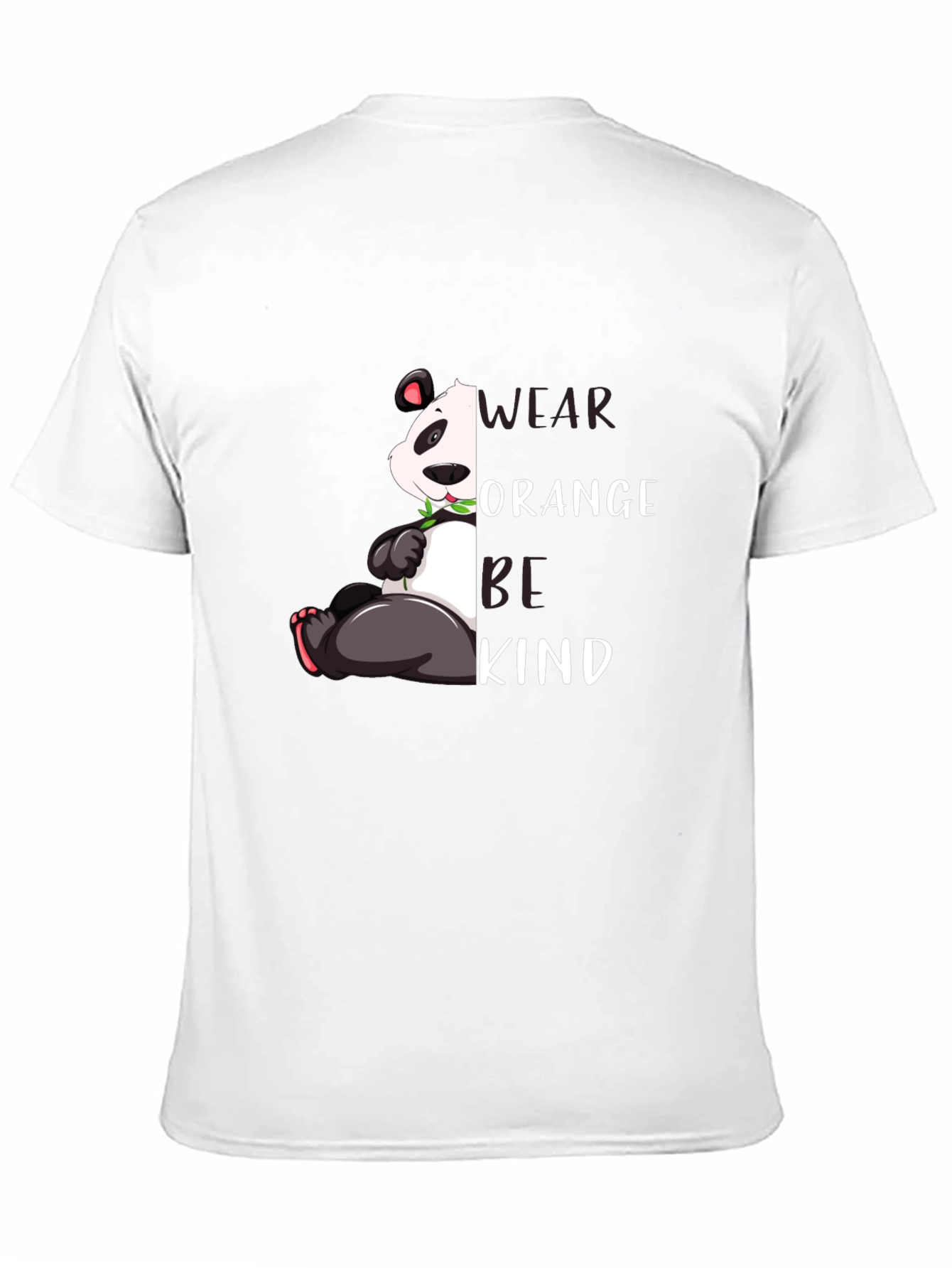 Wear Orange Be Kind Panda T-Shirt