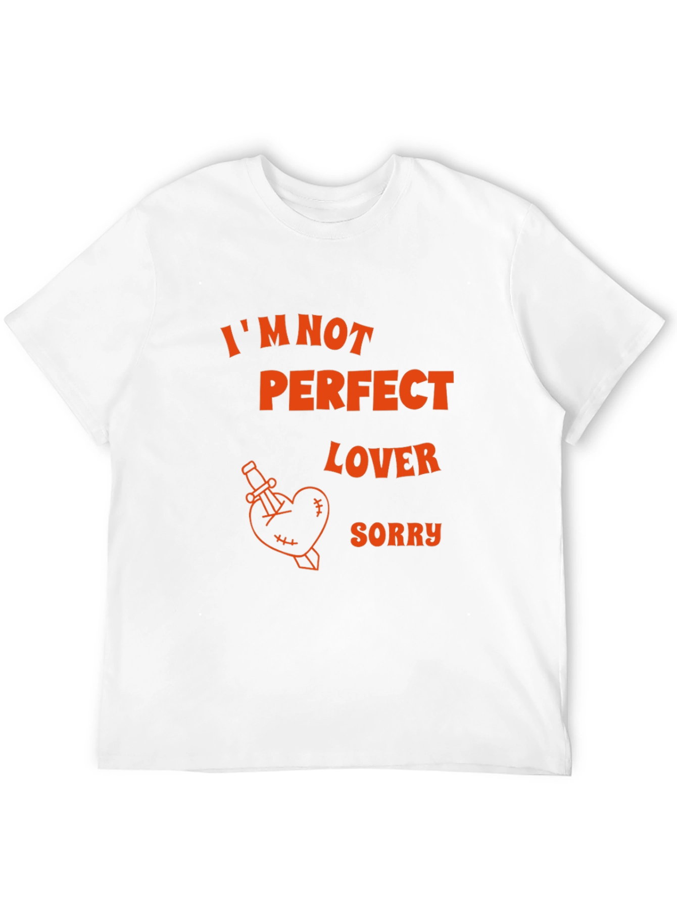 Im Not Perfect Lover Black T-Shirt