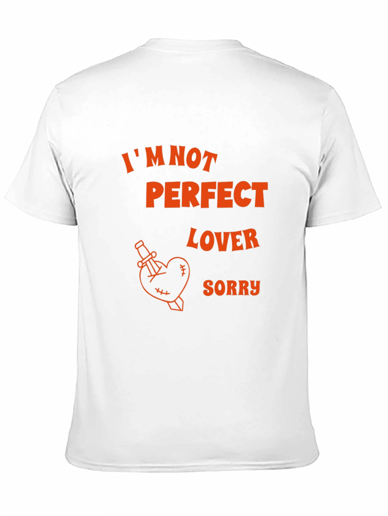 Im Not Perfect Lover Black T-Shirt