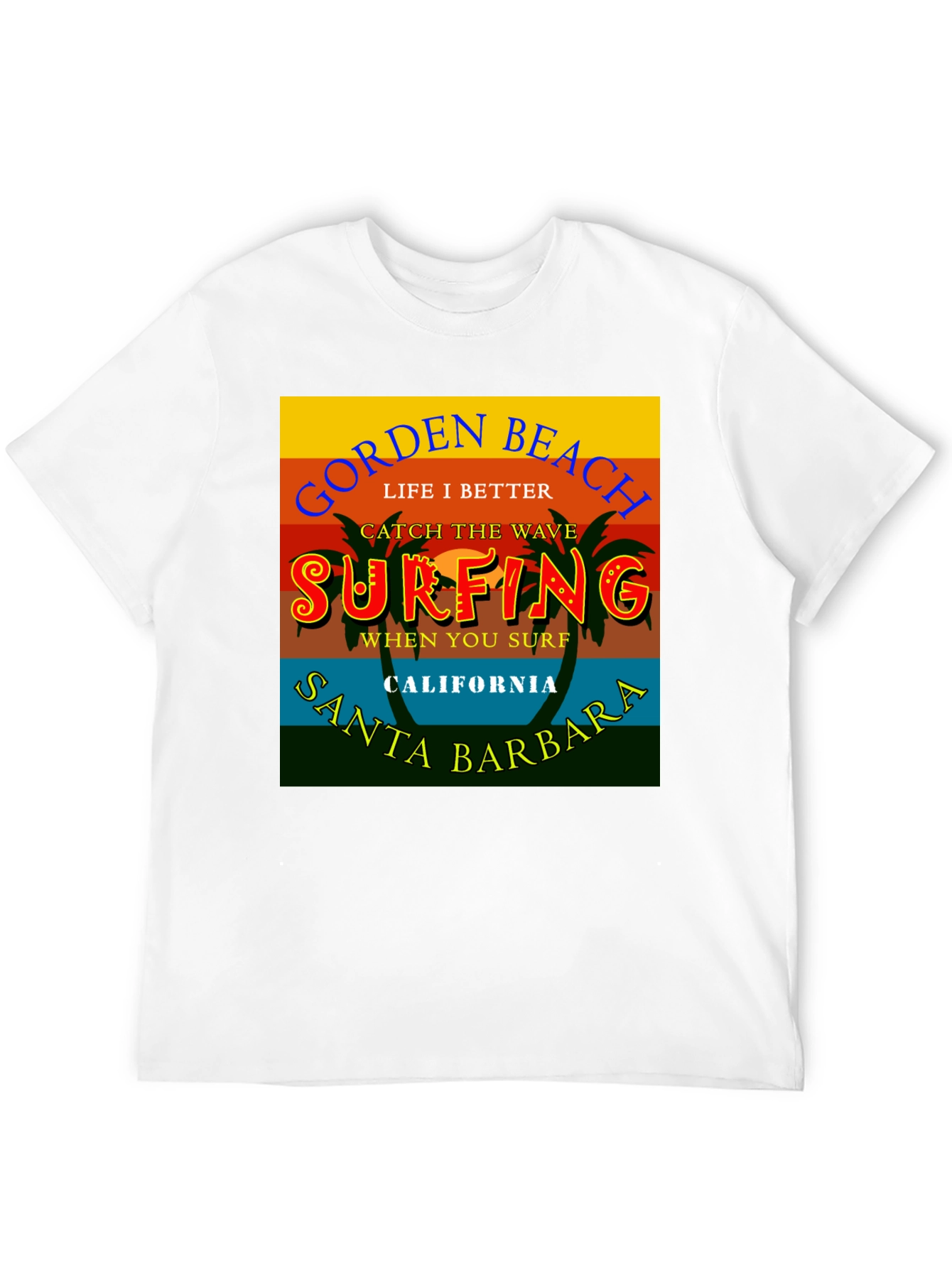 Gorden Beach Surfing T-Shirt
