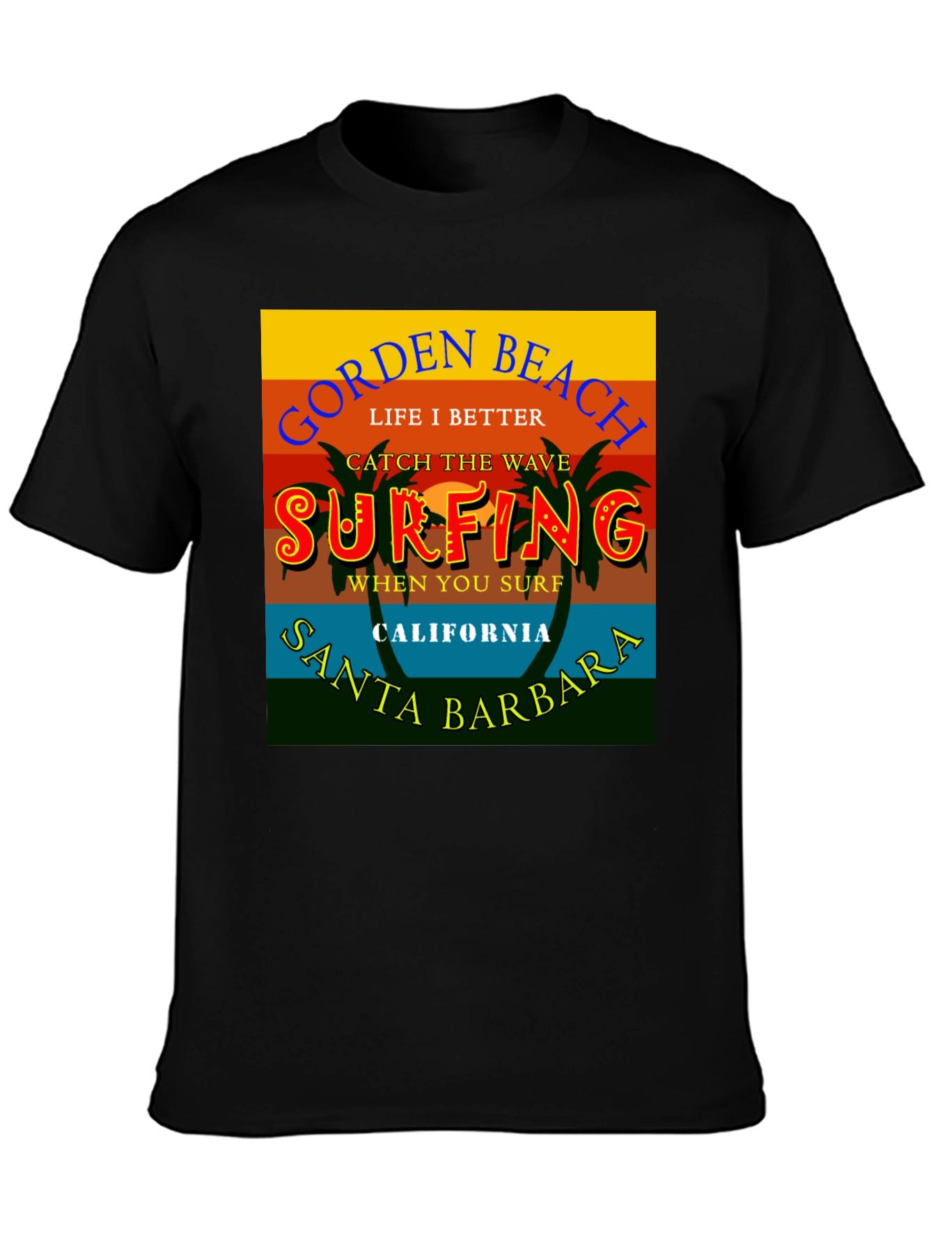 Gorden Beach Surfing T-Shirt
