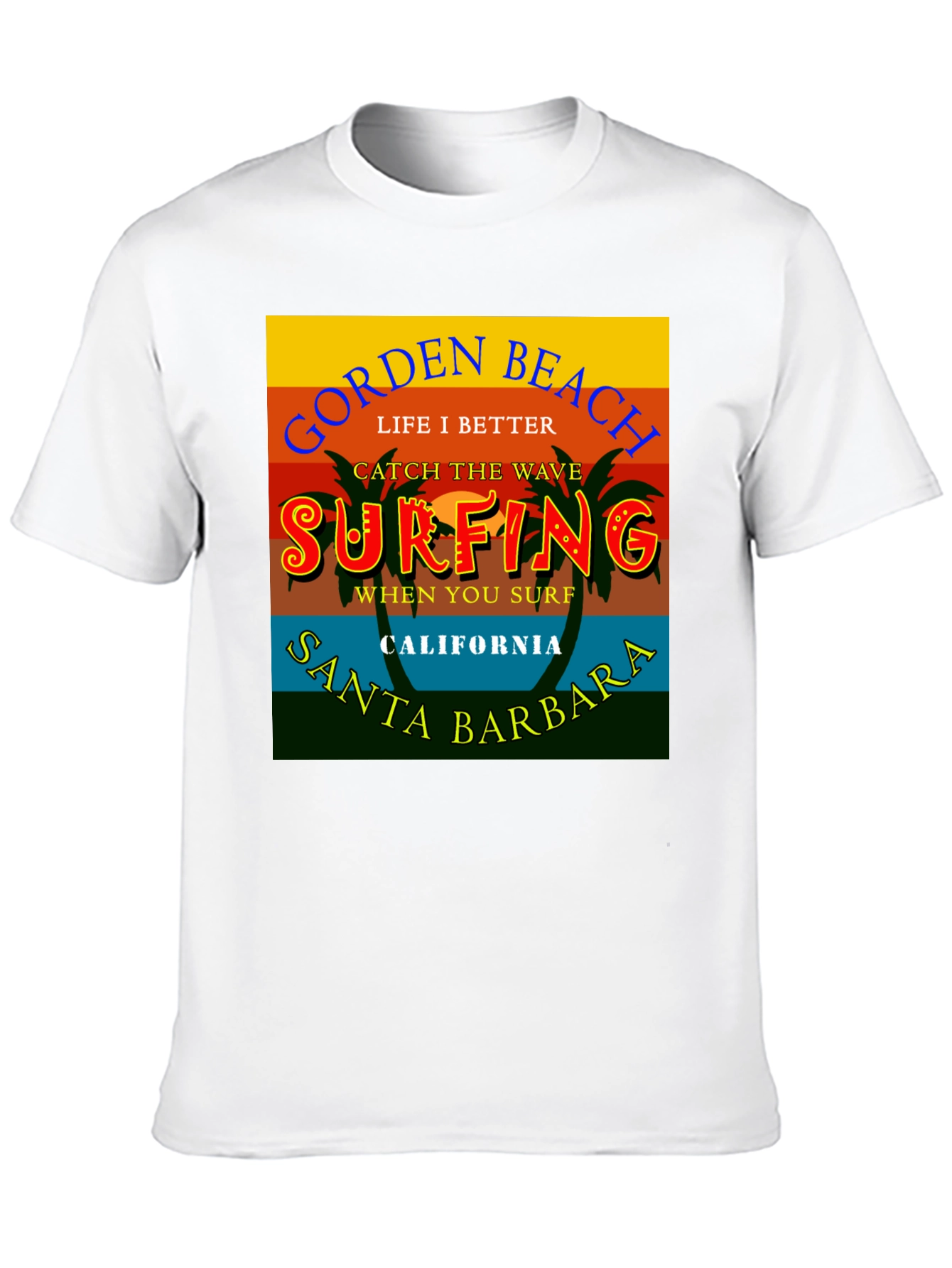 Gorden Beach Surfing T-Shirt