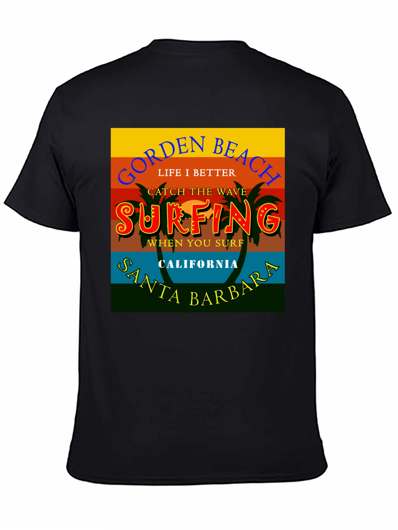 Gorden Beach Surfing T-Shirt