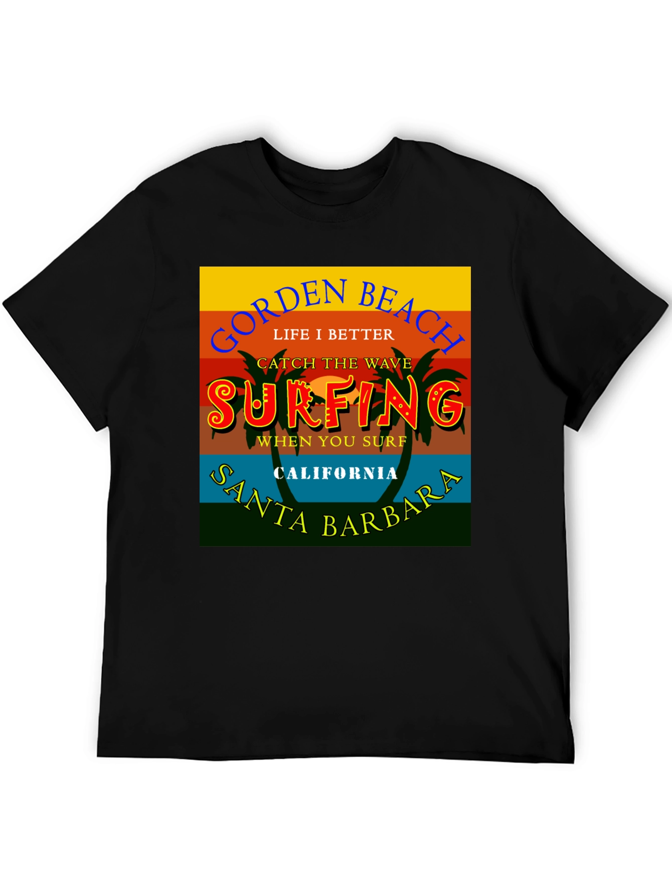Gorden Beach Surfing T-Shirt