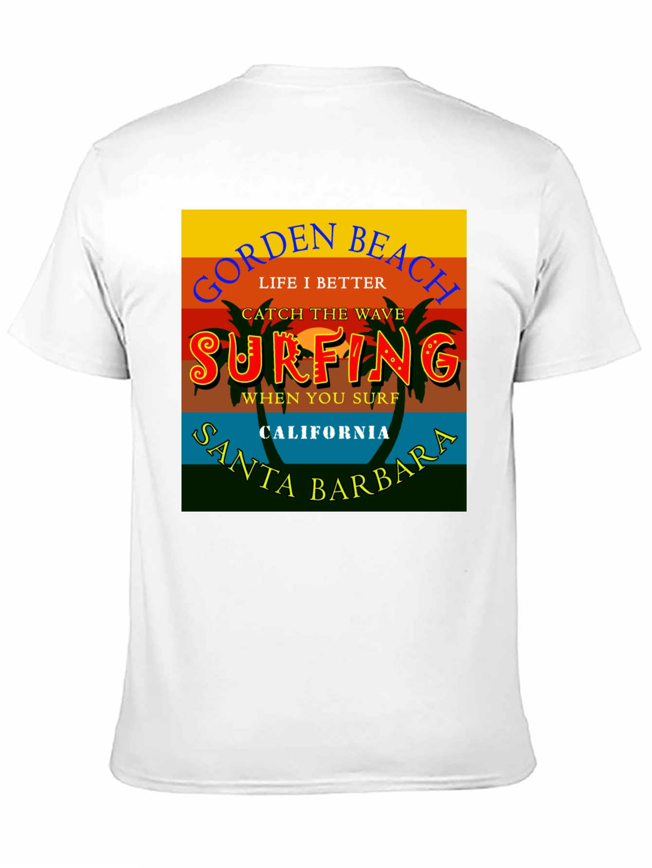 Gorden Beach Surfing T-Shirt