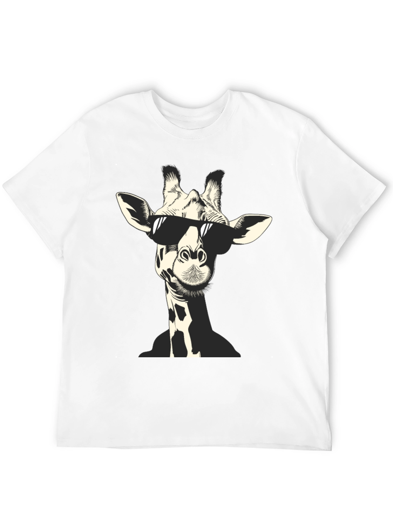 Cool Giraffe Graphic T-Shirt