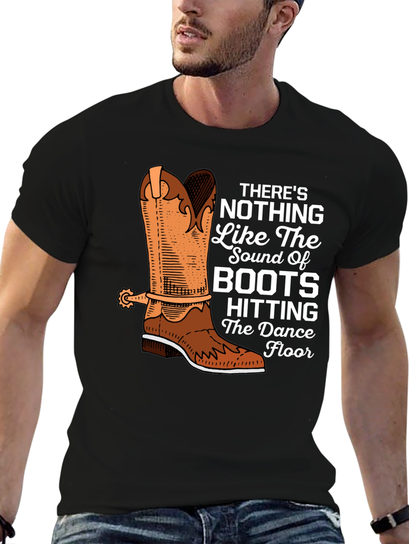 Cowboy Boots T-Shirt - Dance Floor Hitting