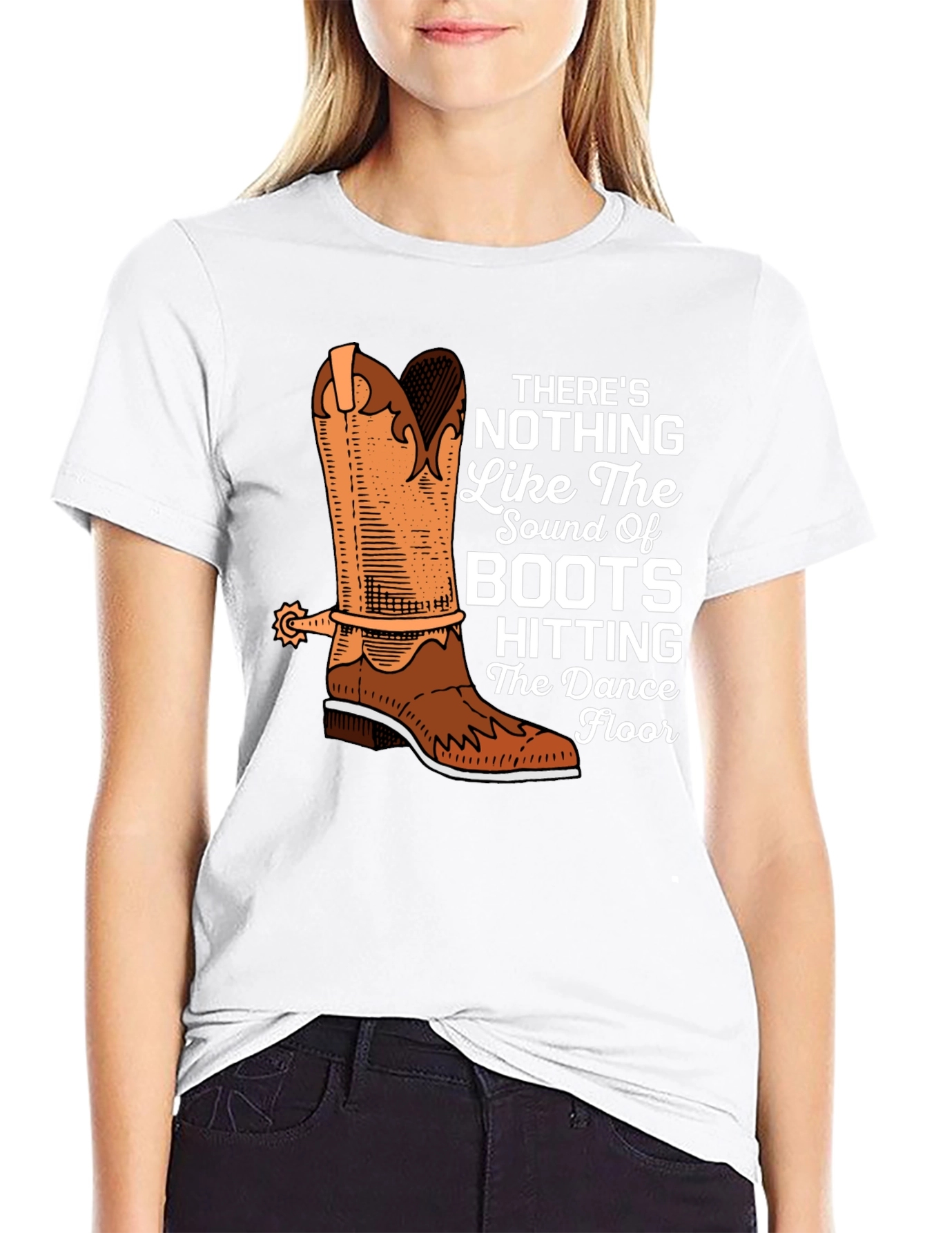 Cowboy Boots T-Shirt - Dance Floor Hitting