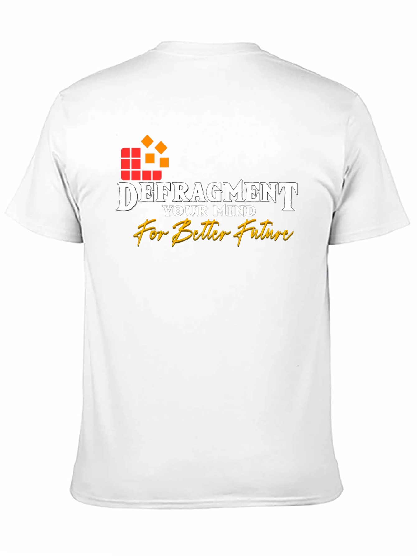 Defragment Your Mind Black Graphic Tee