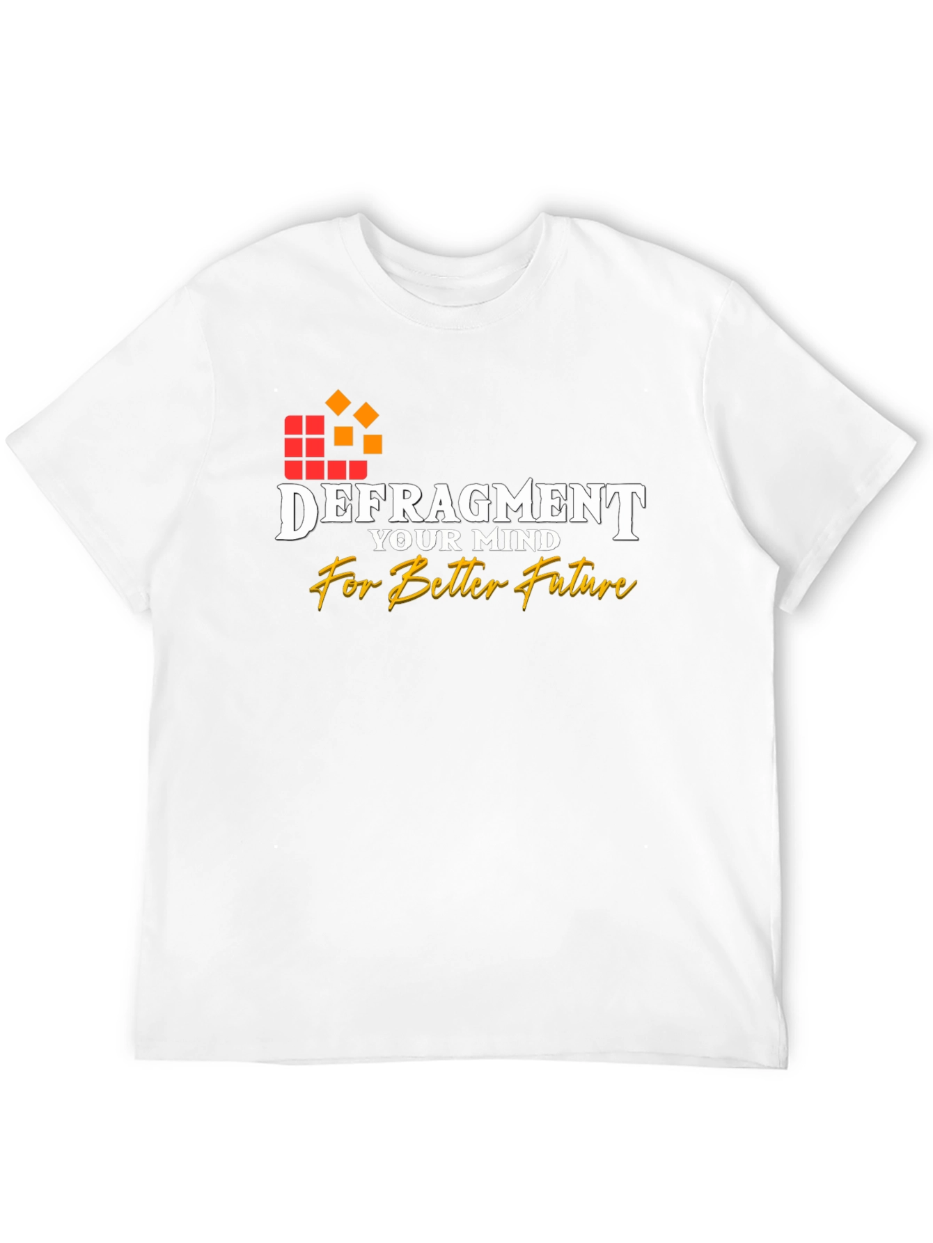 Defragment Your Mind Black Graphic Tee