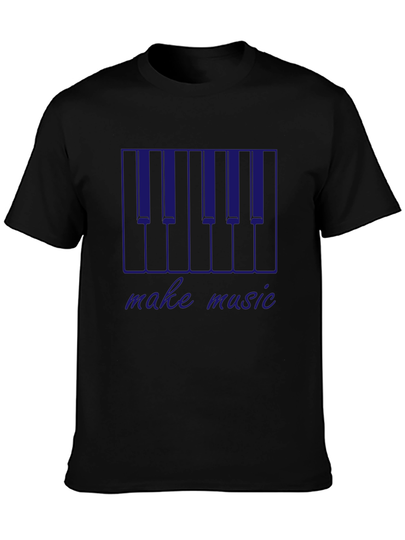 Make Music Piano Keys Graphic T-Shirt
