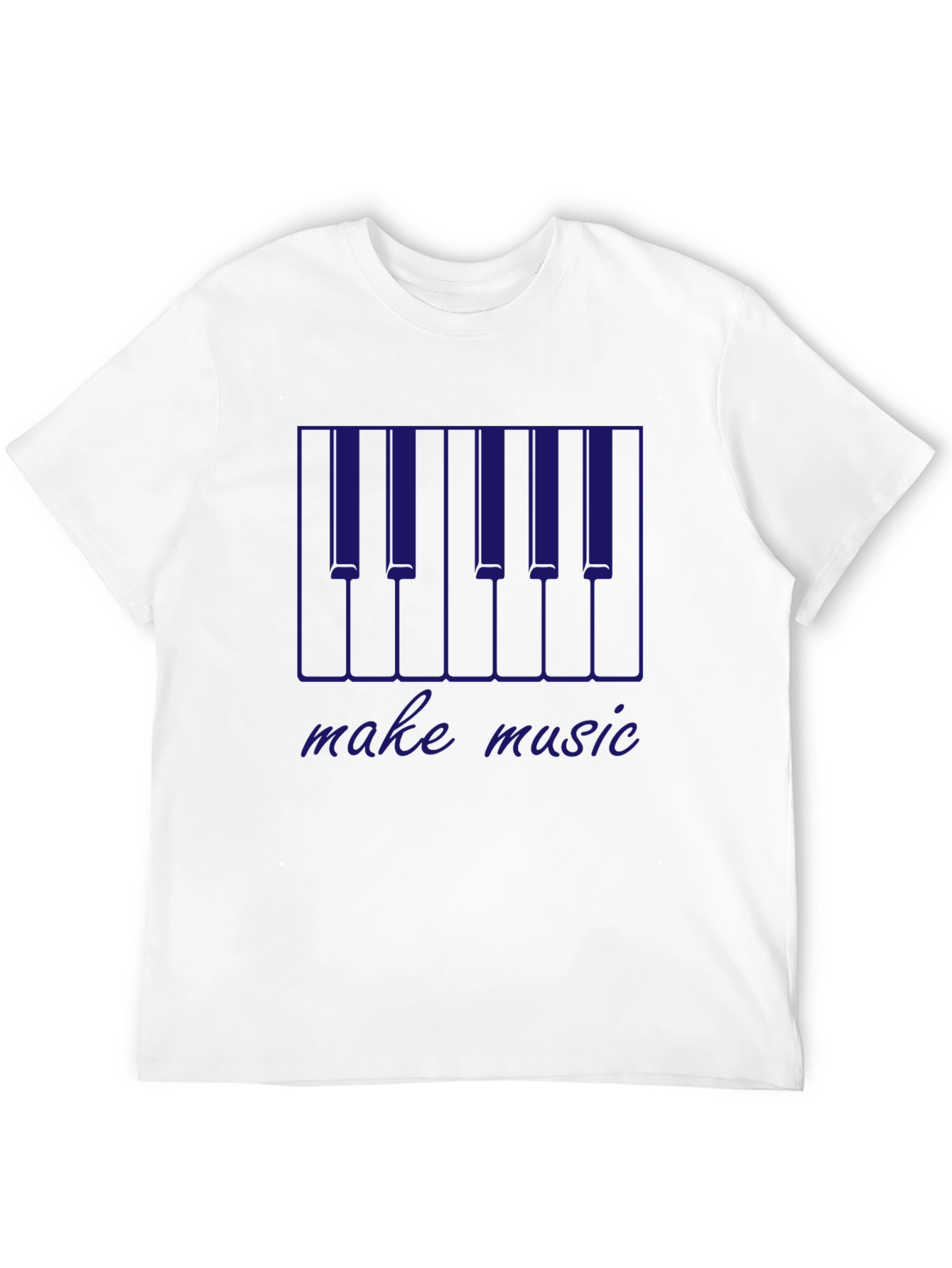 Make Music Piano Keys Graphic T-Shirt