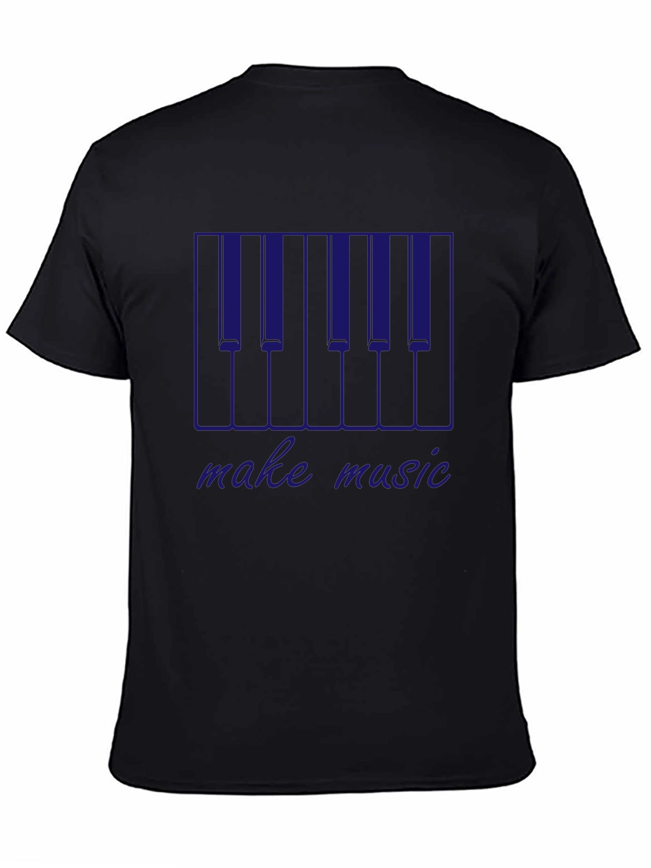 Make Music Piano Keys Graphic T-Shirt