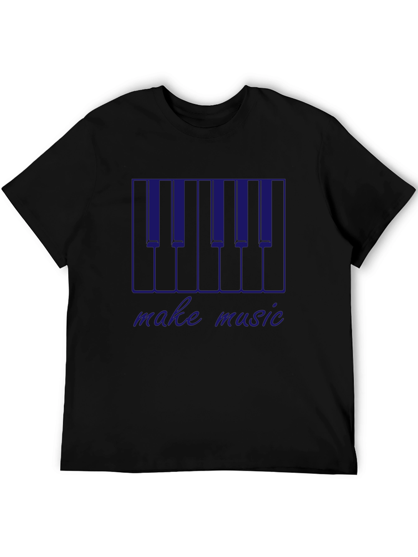 Make Music Piano Keys Graphic T-Shirt