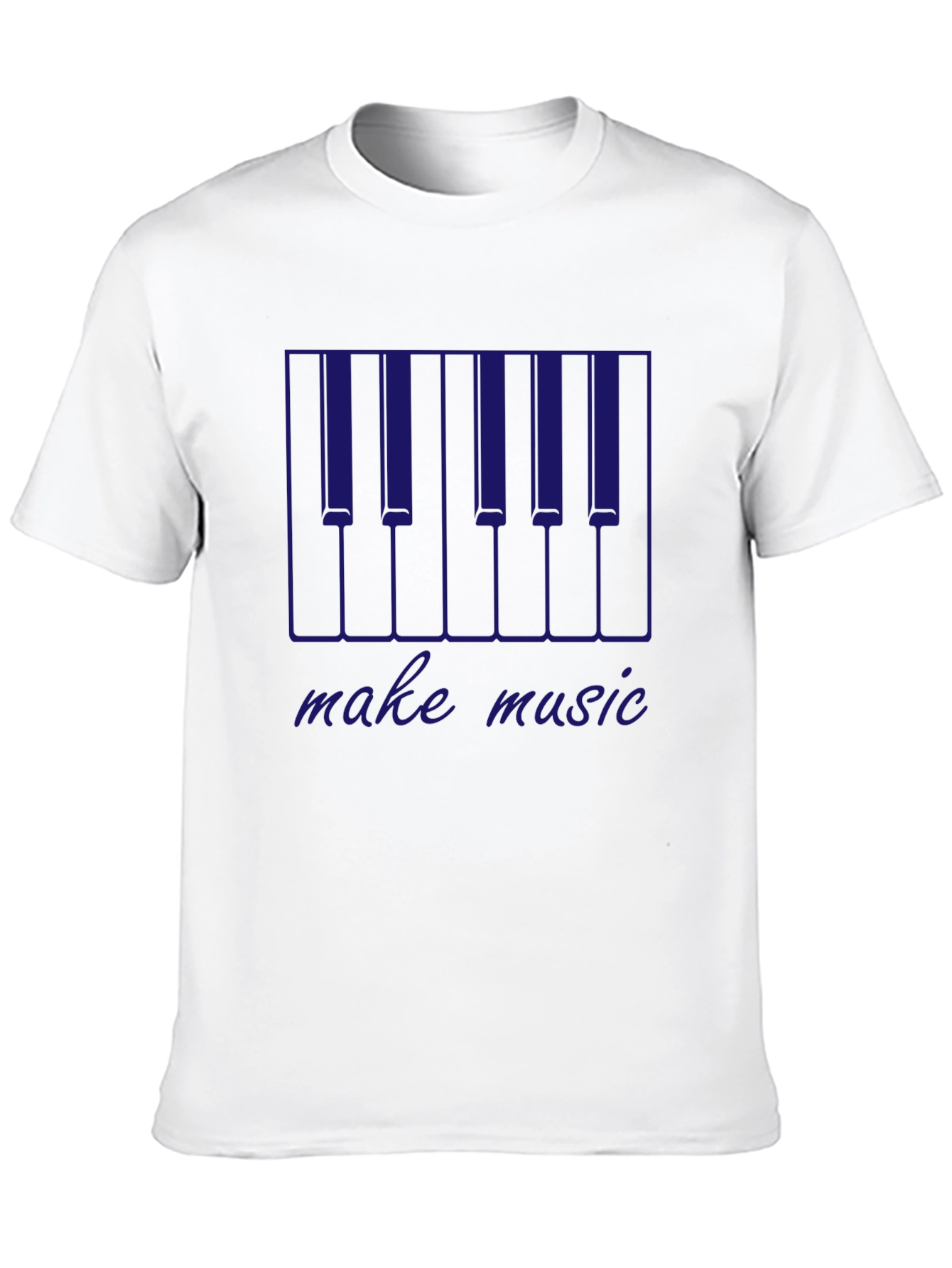 Make Music Piano Keys Graphic T-Shirt