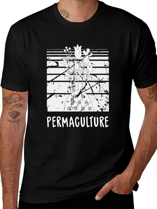 Permaculture Graphic Tee - Sustainable Living Shirt
