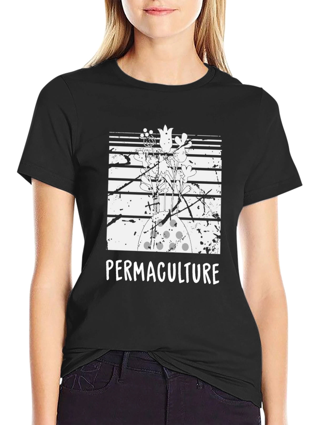 Permaculture Graphic Tee - Sustainable Living Shirt