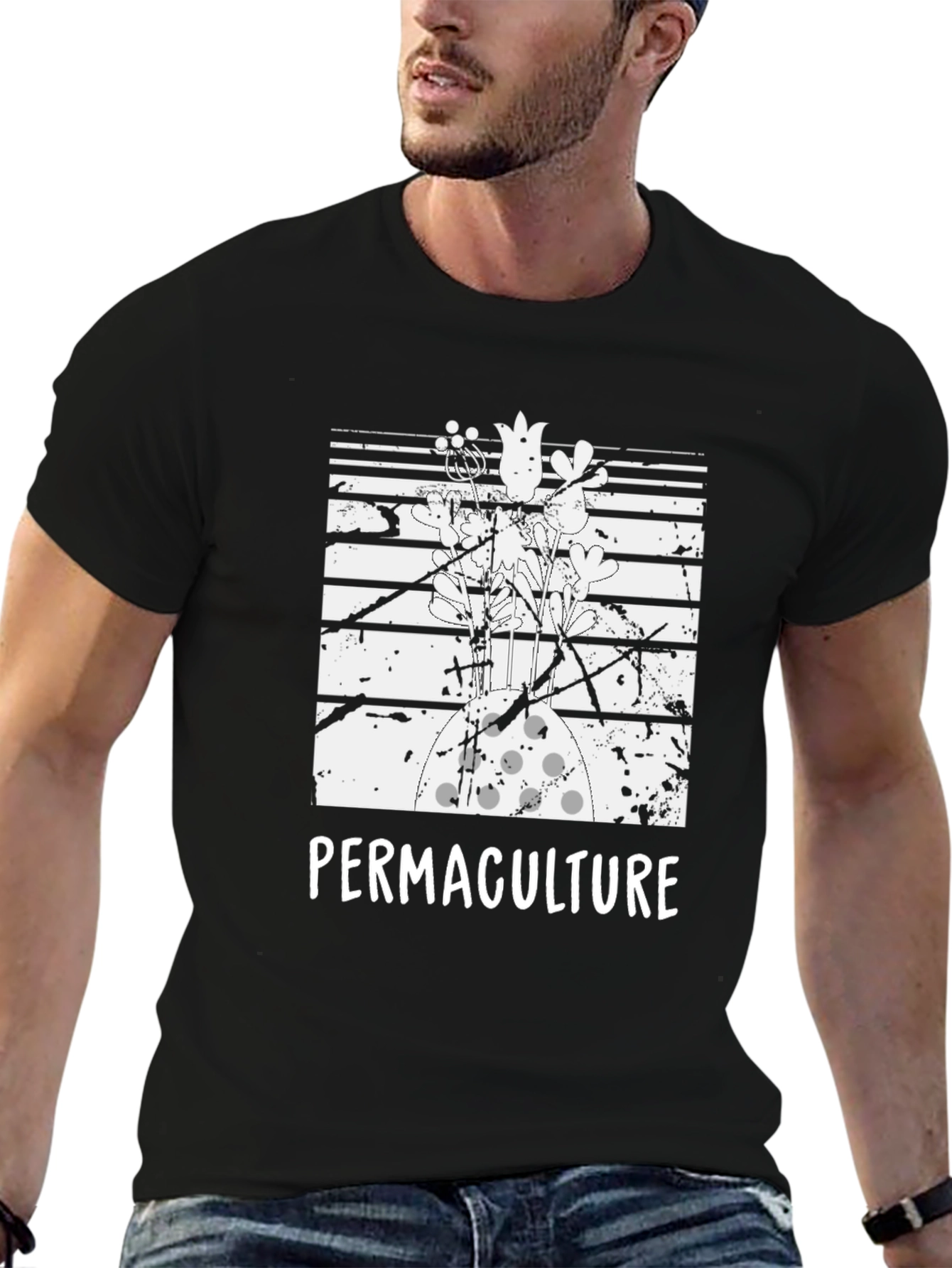 Permaculture Graphic Tee - Sustainable Living Shirt