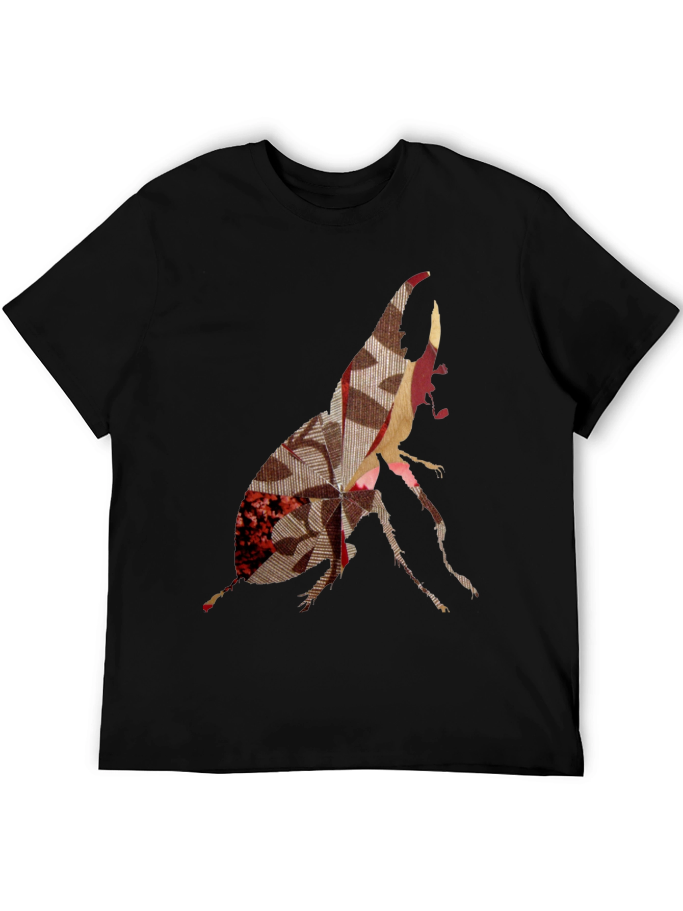 Abstract Beetle Graphic Print Tee