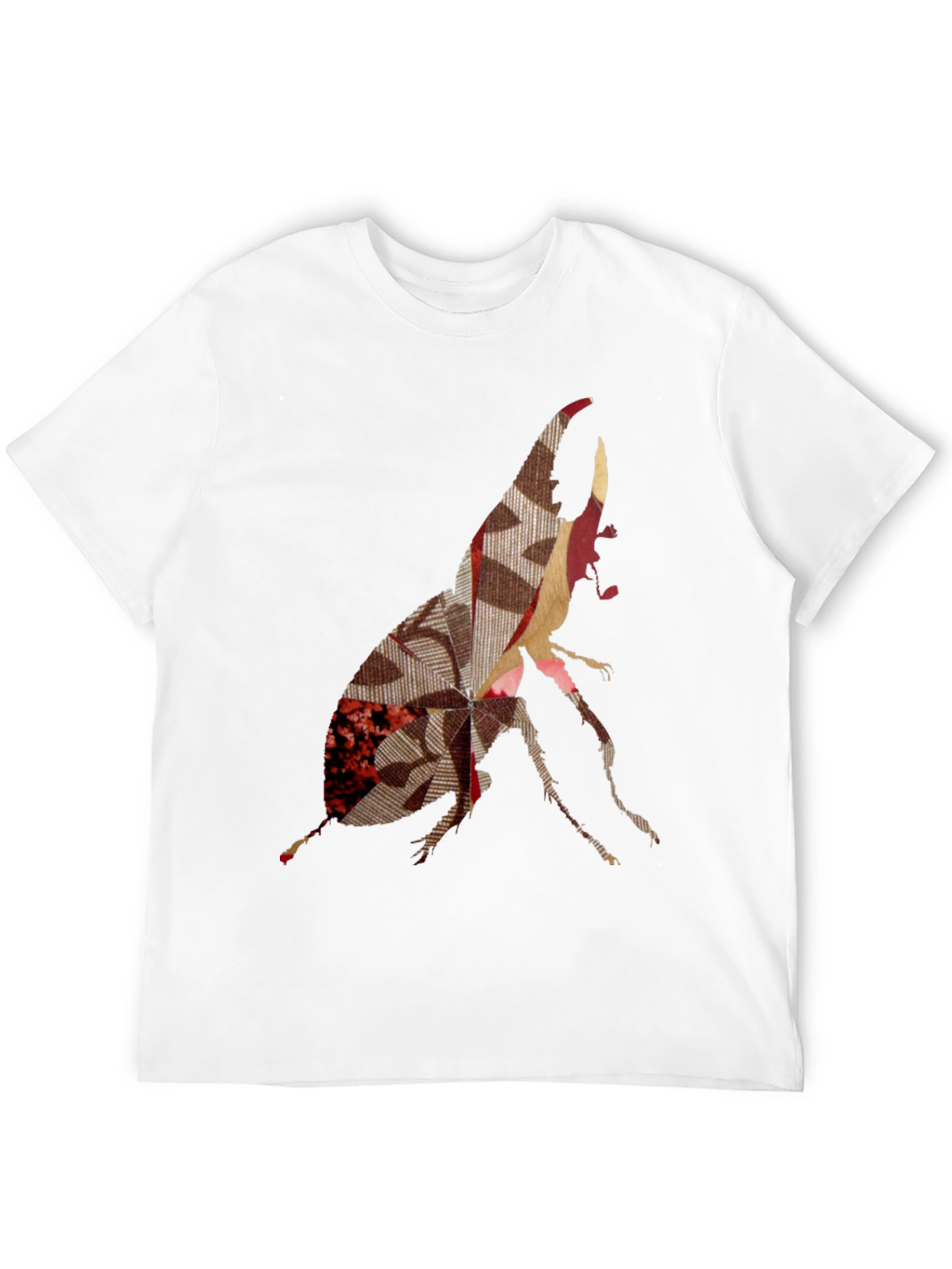Abstract Beetle Graphic Print Tee