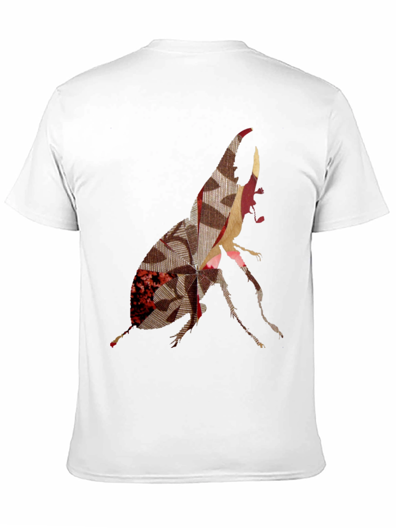 Abstract Beetle Graphic Print Tee