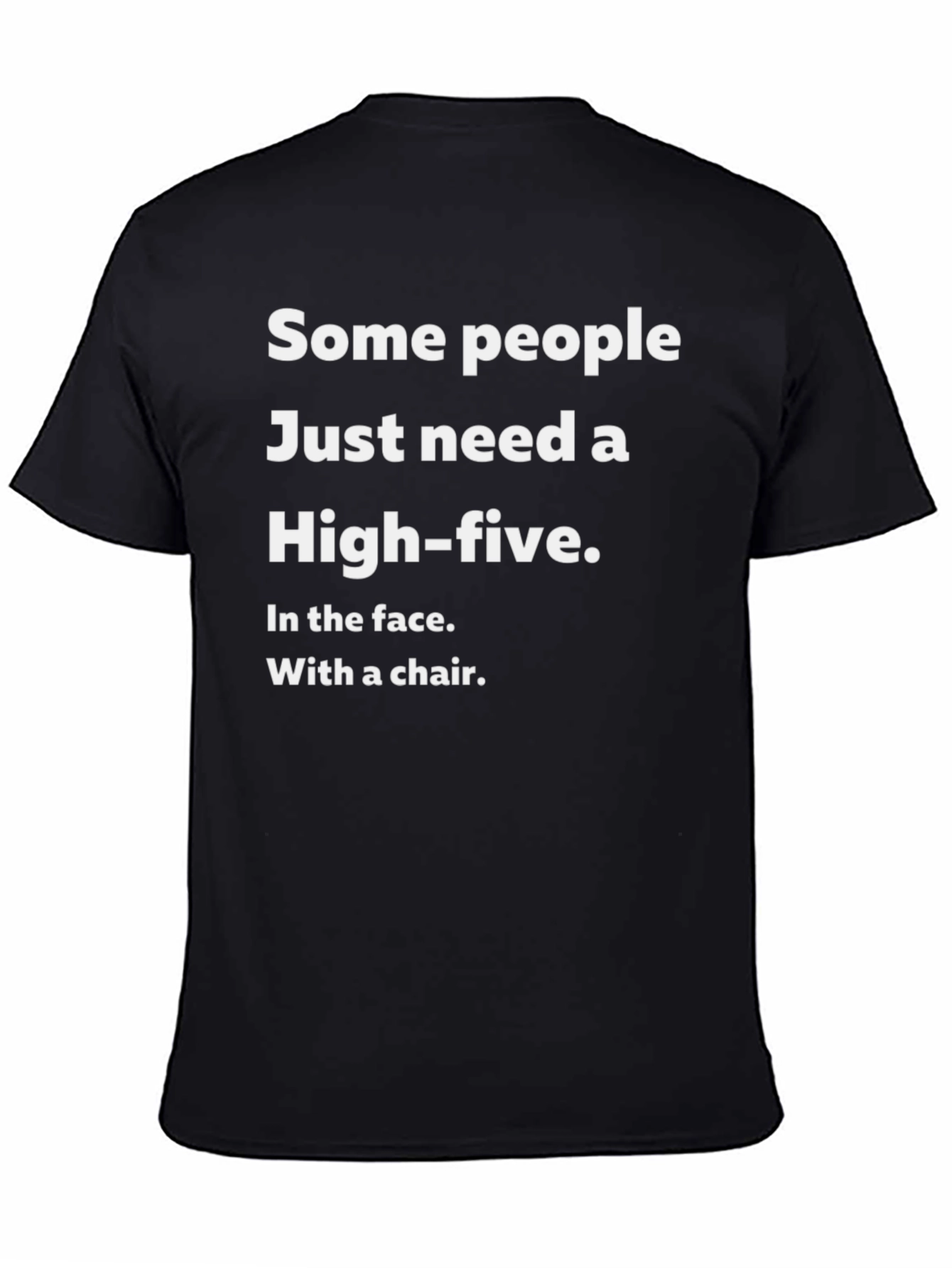 Sarcastic High-Five T-Shirt Funny Graphic Tee