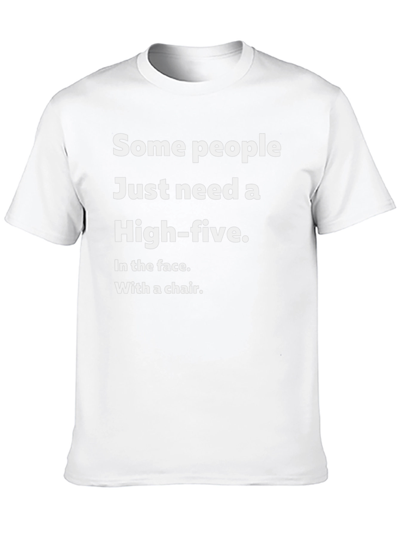 Sarcastic High-Five T-Shirt Funny Graphic Tee