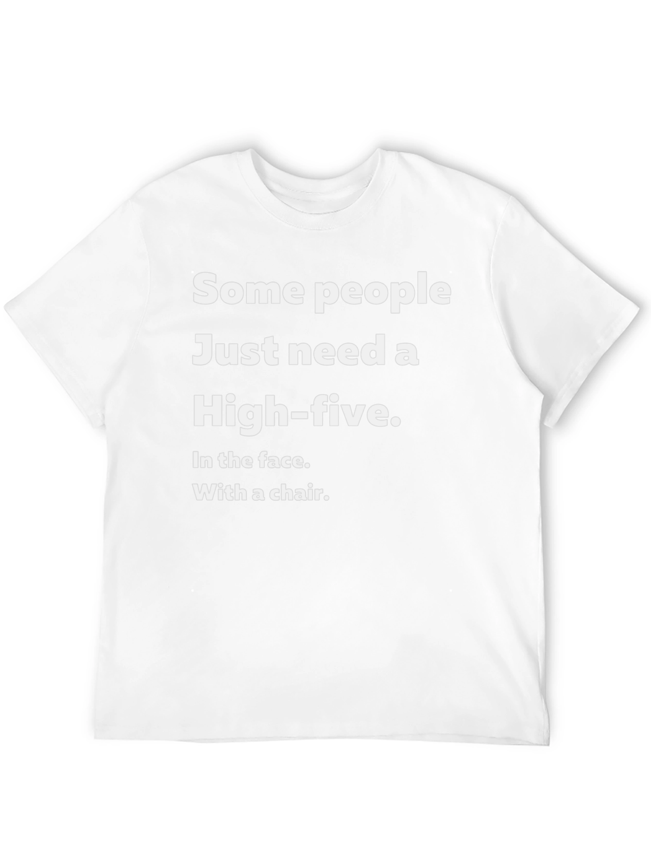 Sarcastic High-Five T-Shirt Funny Graphic Tee