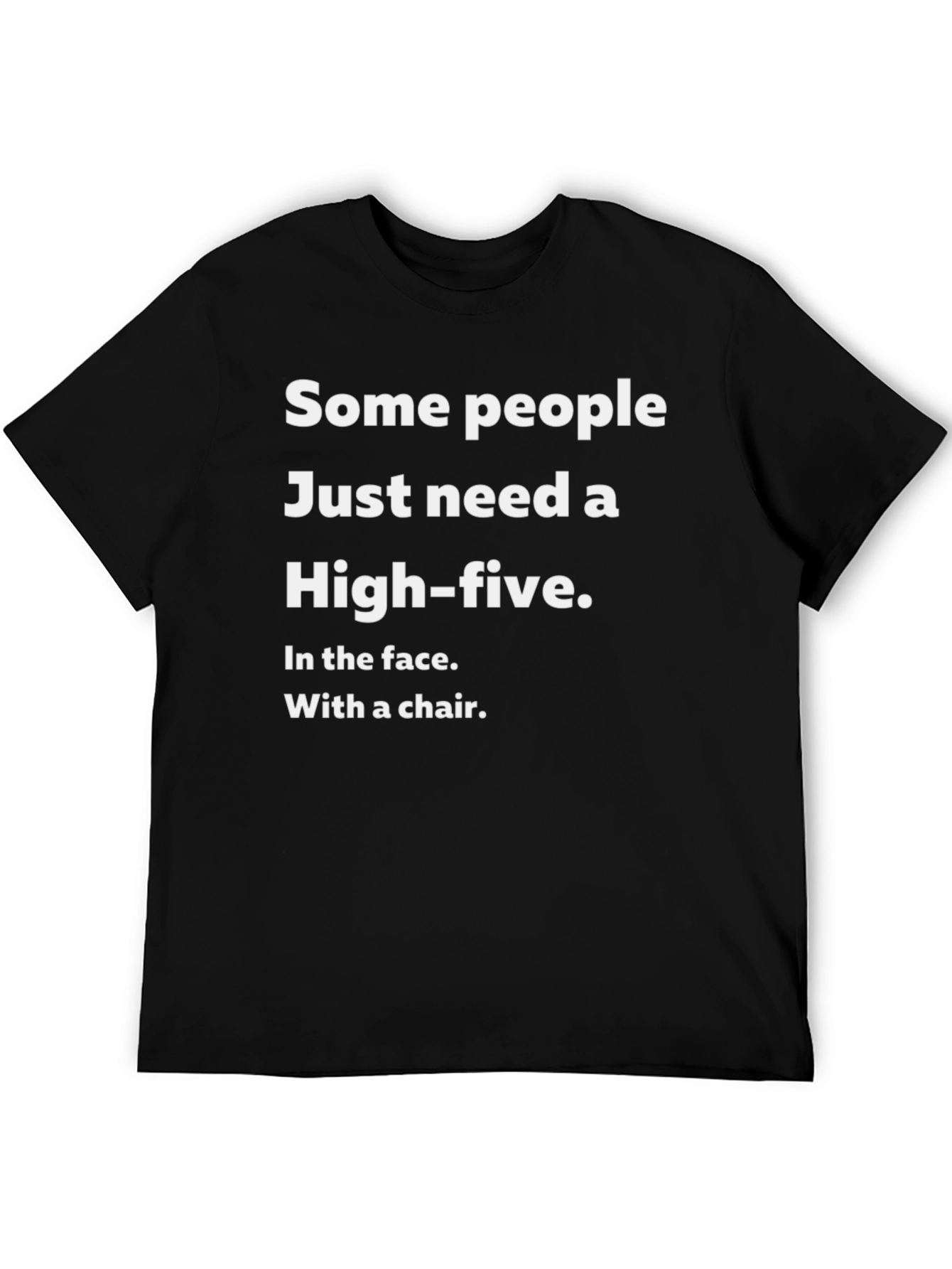 Sarcastic High-Five T-Shirt Funny Graphic Tee