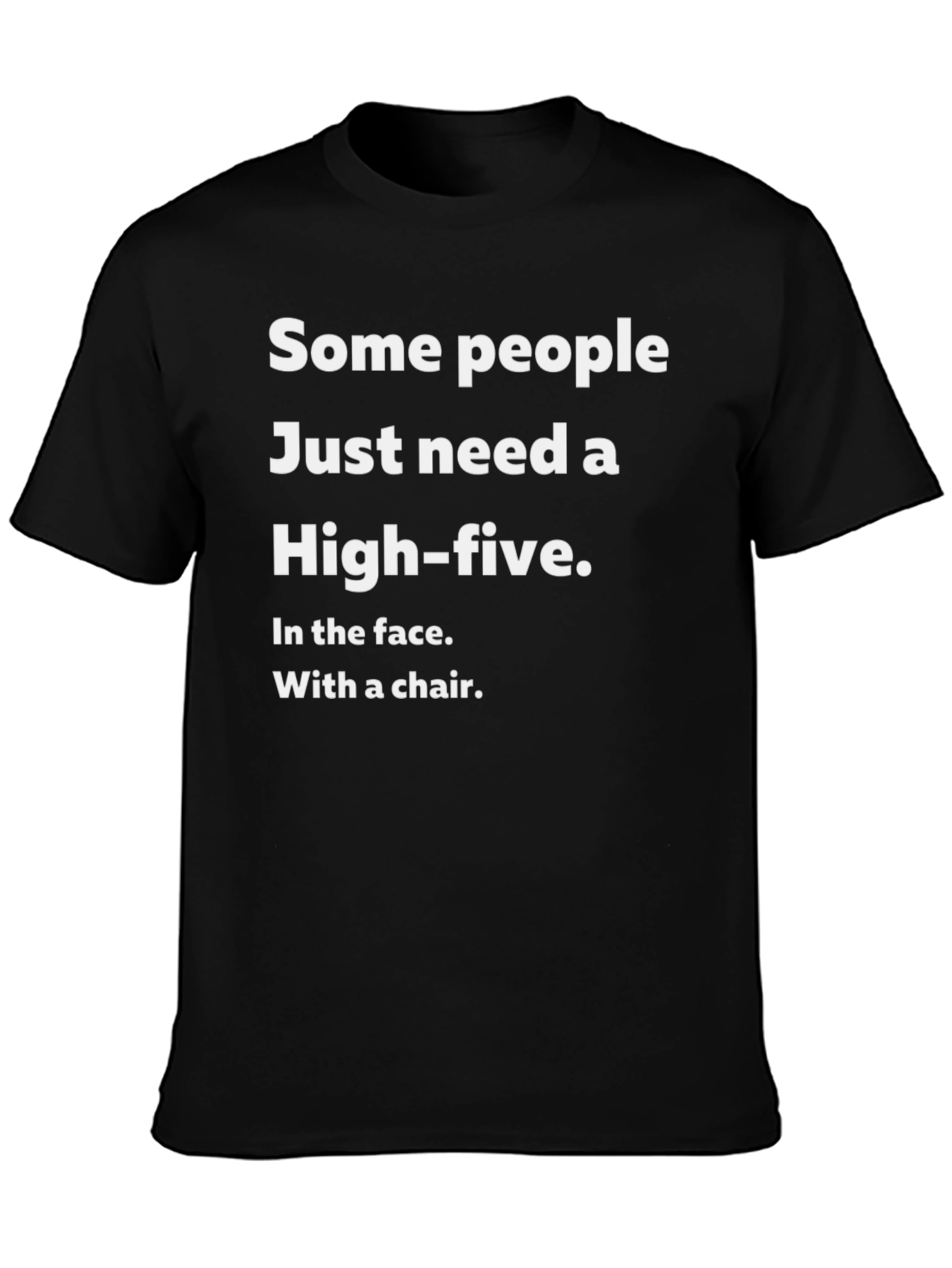 Sarcastic High-Five T-Shirt Funny Graphic Tee
