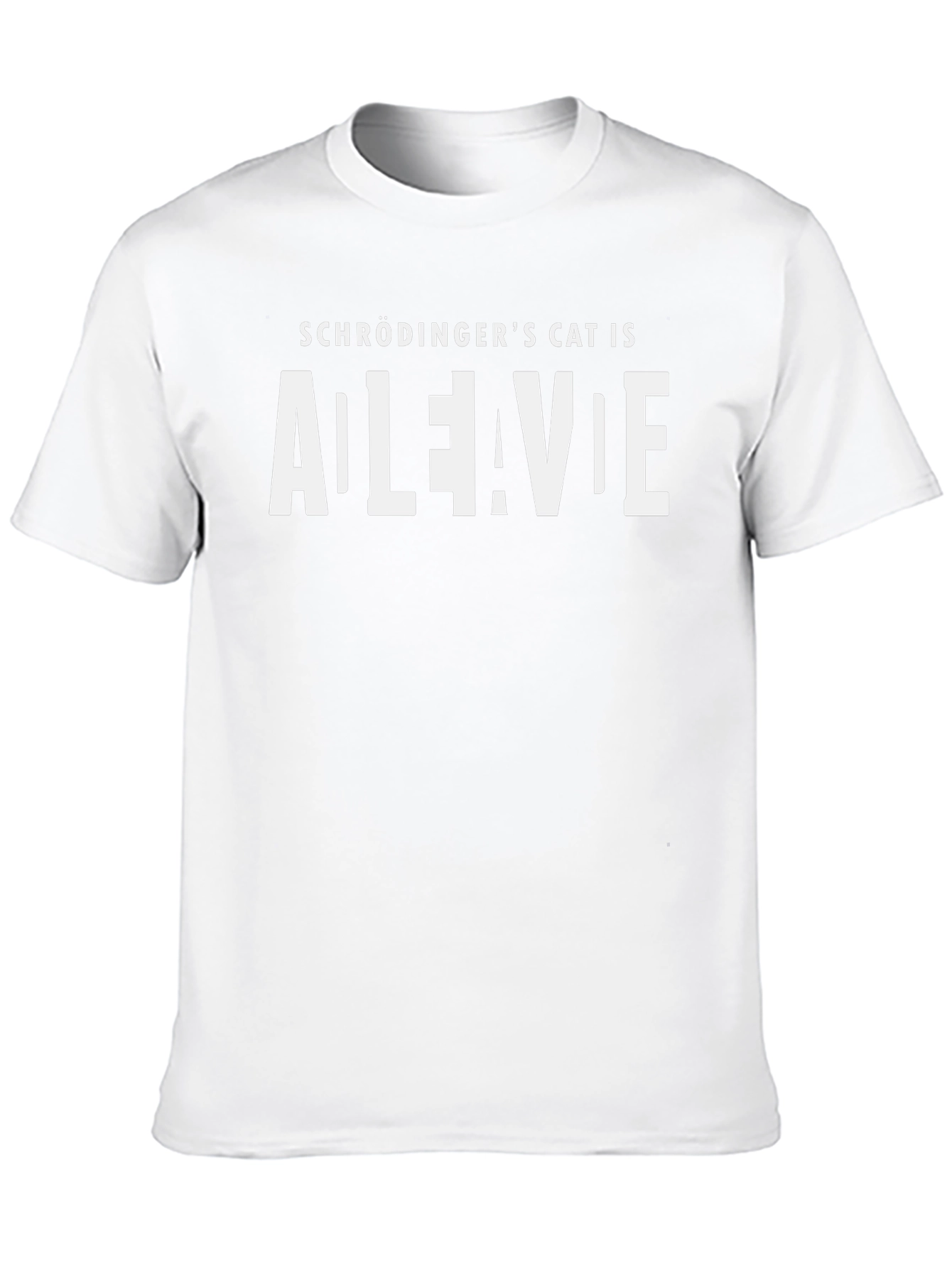 Schrödingers Cat T-Shirt - Both Dead and Alive!