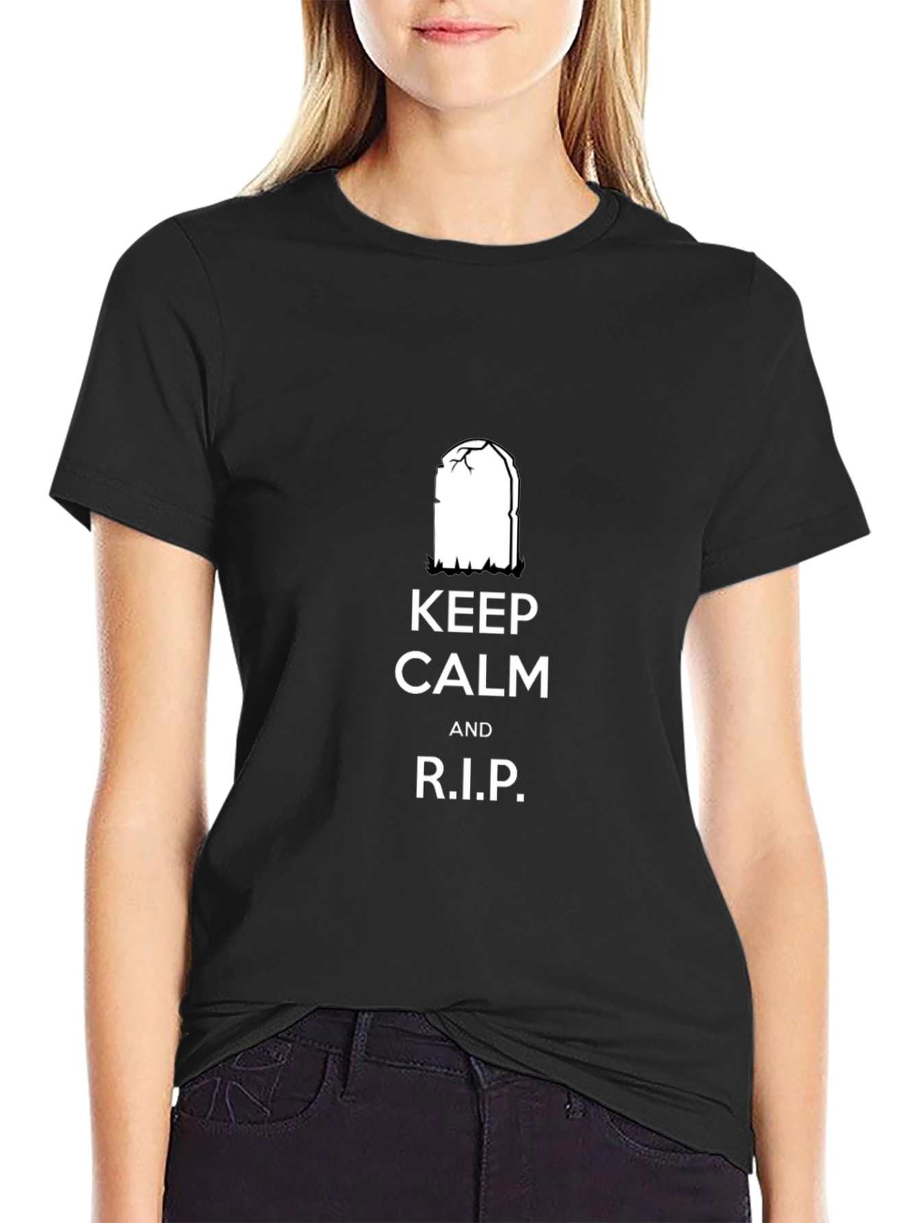 Keep Calm and R.I.P. Black T-Shirt