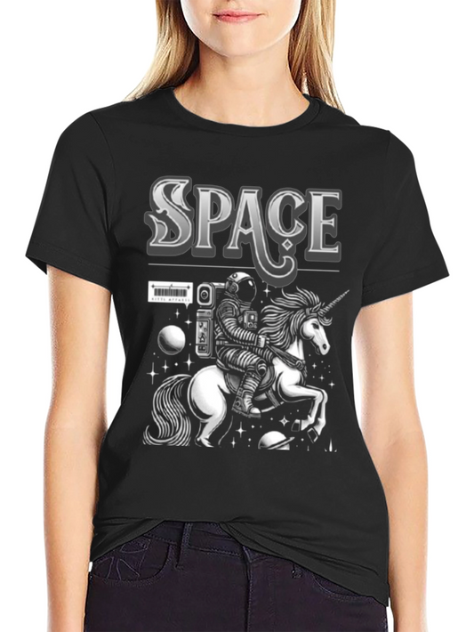 Space Unicorn T-Shirt - Astronaut Graphic Tee