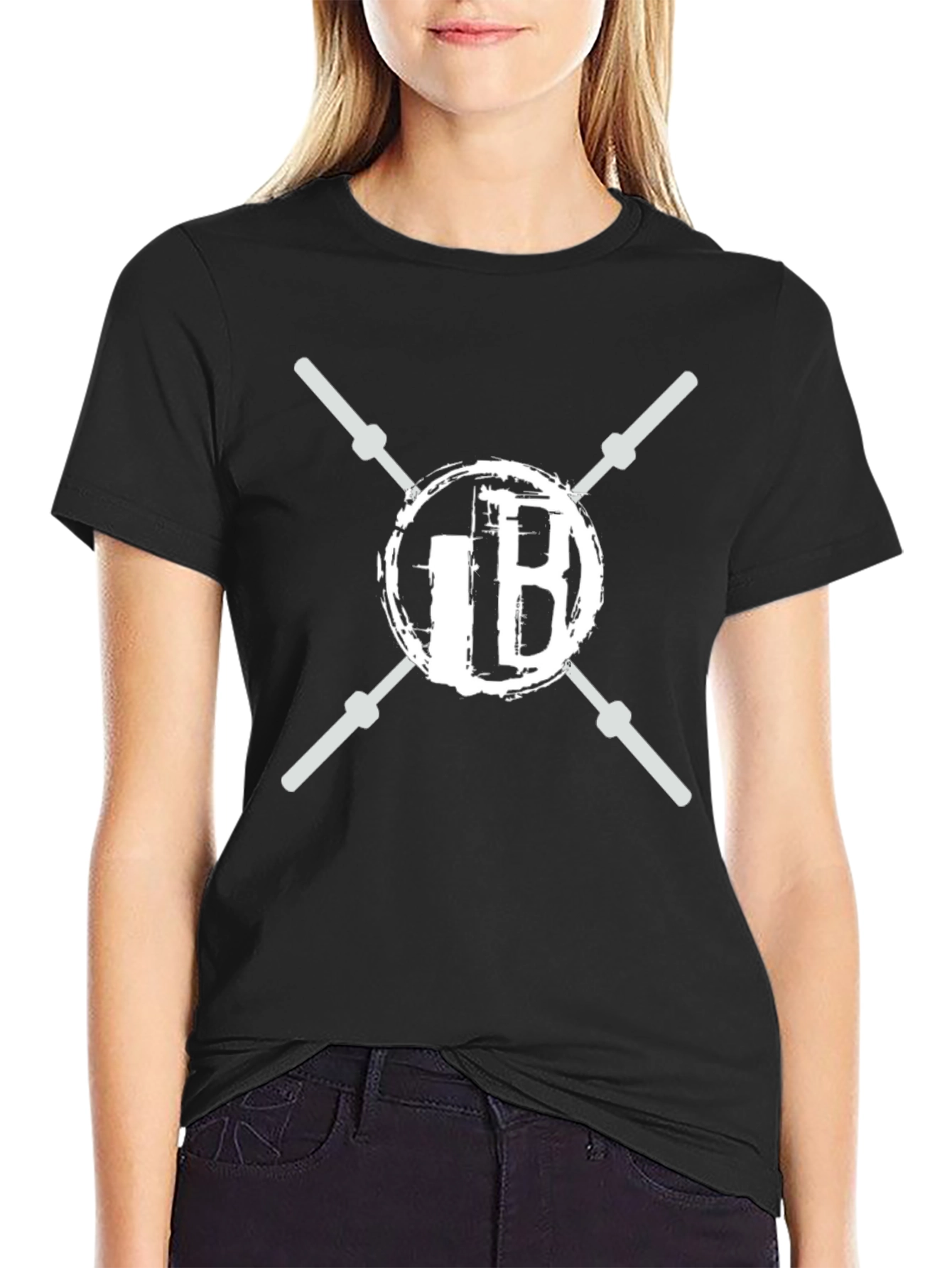 IB Fitness Logo Black T-Shirt Gym Wear