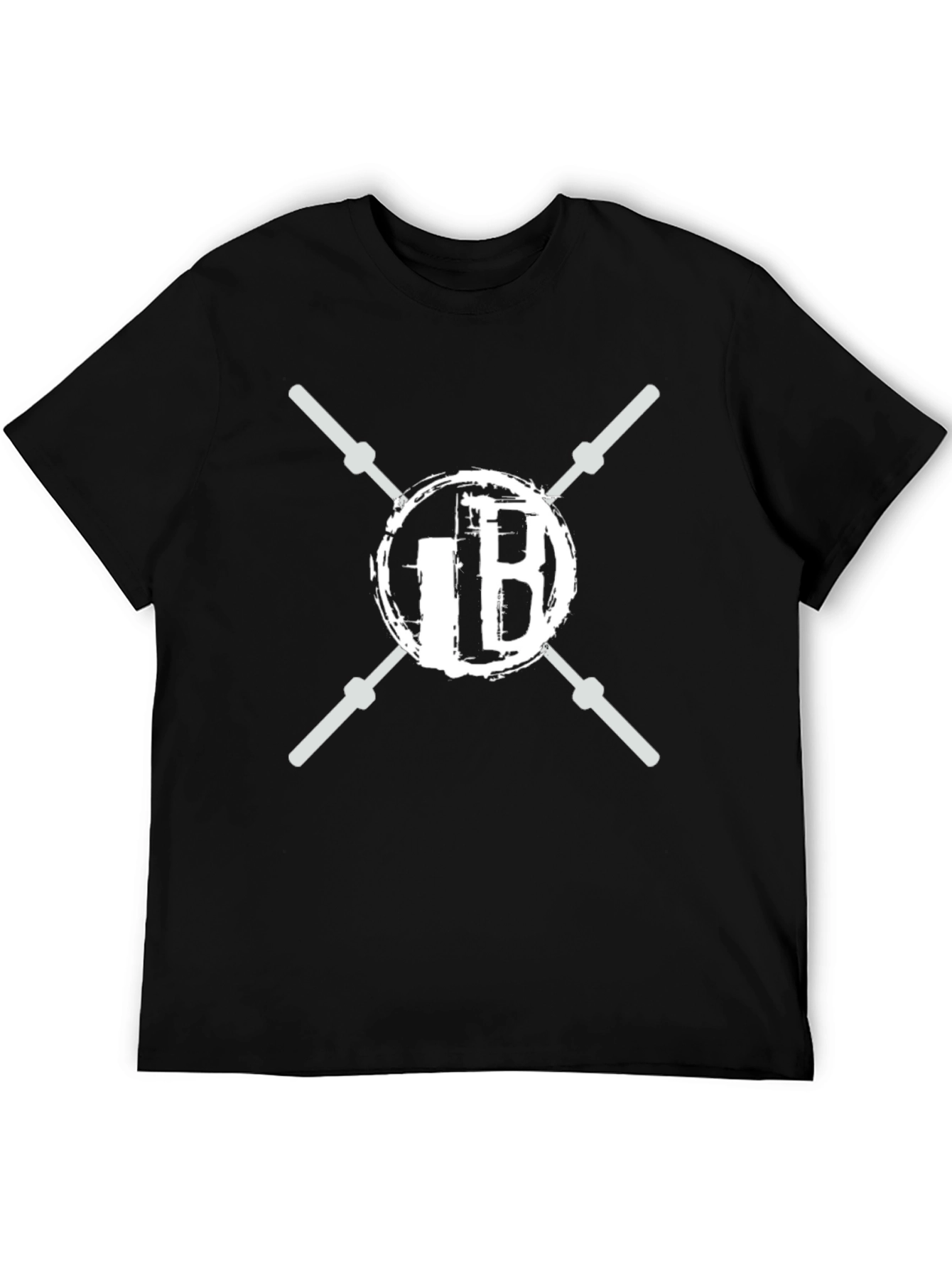 IB Fitness Logo Black T-Shirt Gym Wear