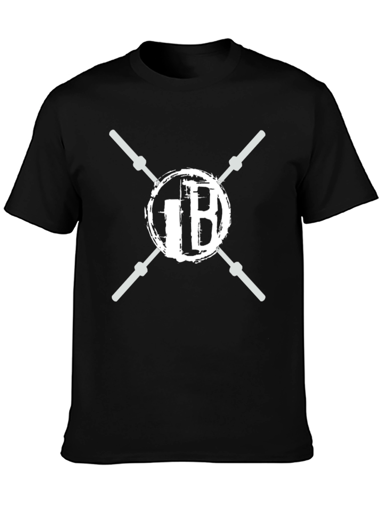 IB Fitness Logo Black T-Shirt Gym Wear