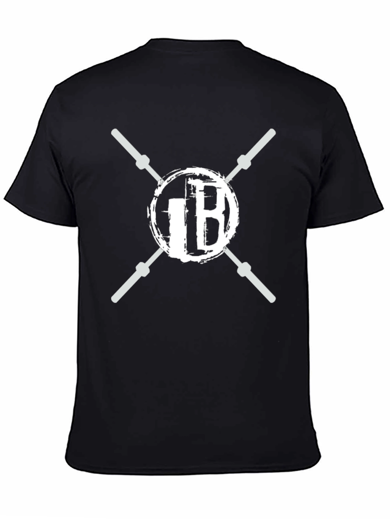 IB Fitness Logo Black T-Shirt Gym Wear