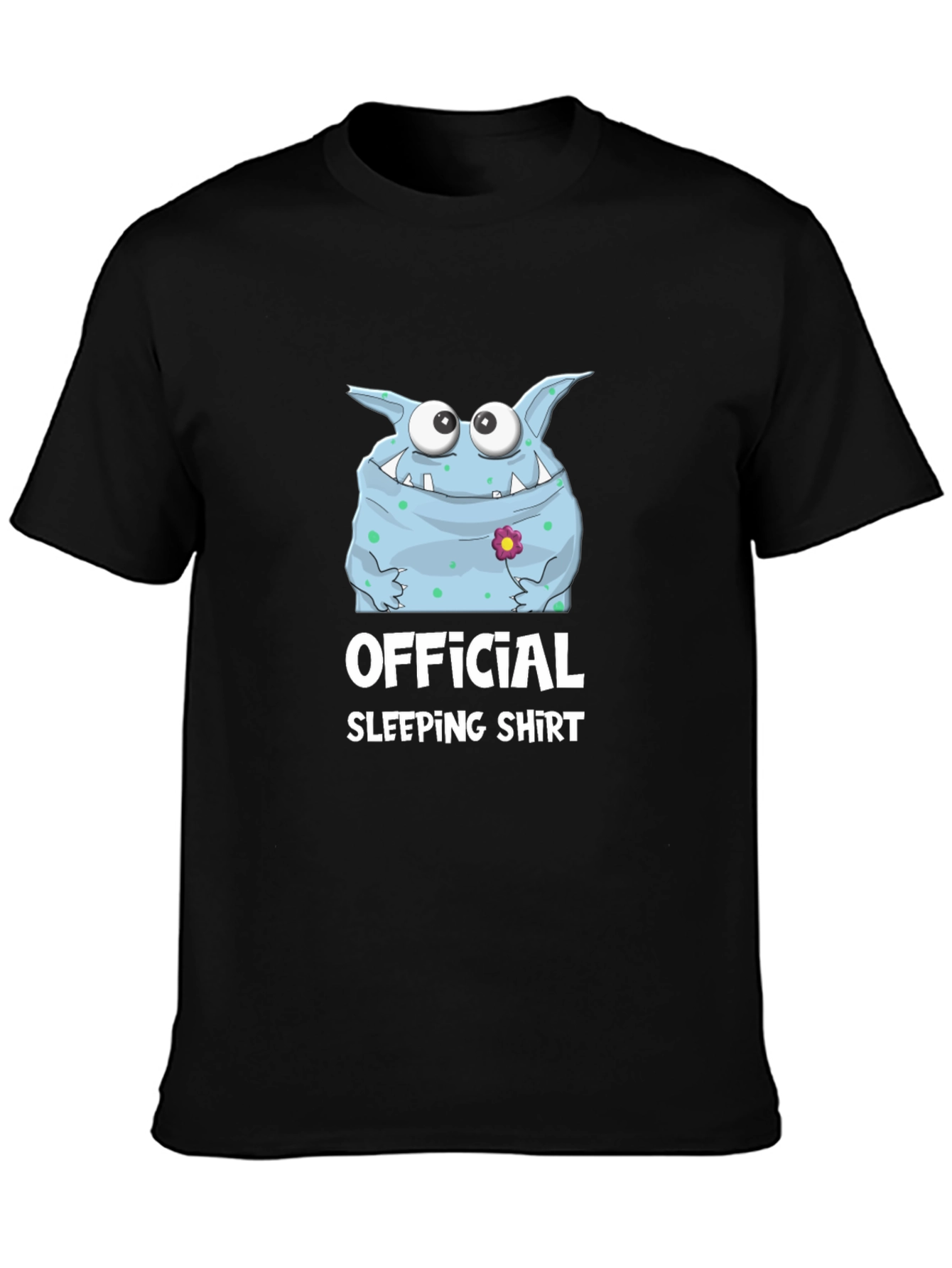 Official Sleeping Shirt Monster Graphic Tee