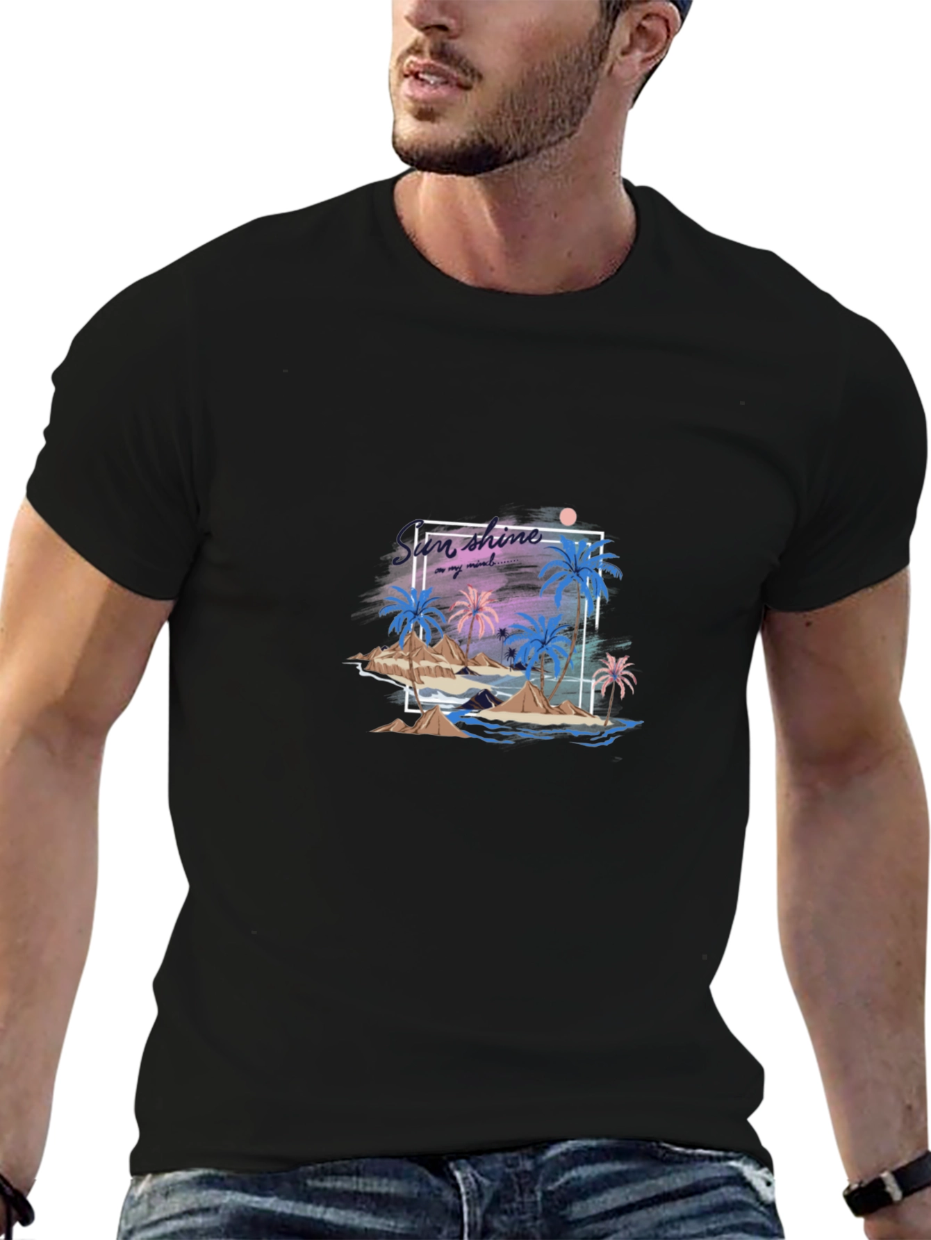 Island Vibes T-Shirt - Sunshine Graphic Tee