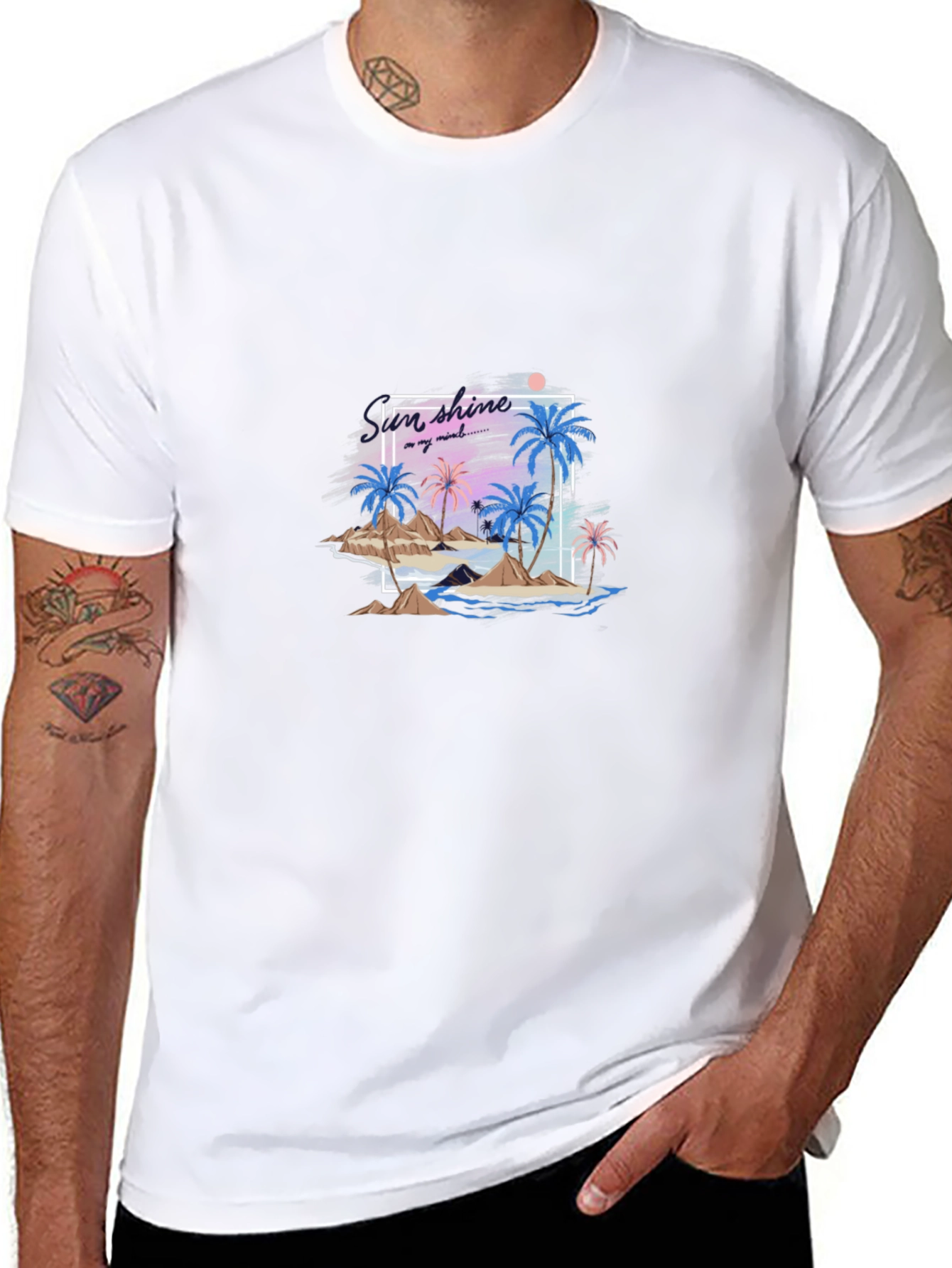 Island Vibes T-Shirt - Sunshine Graphic Tee