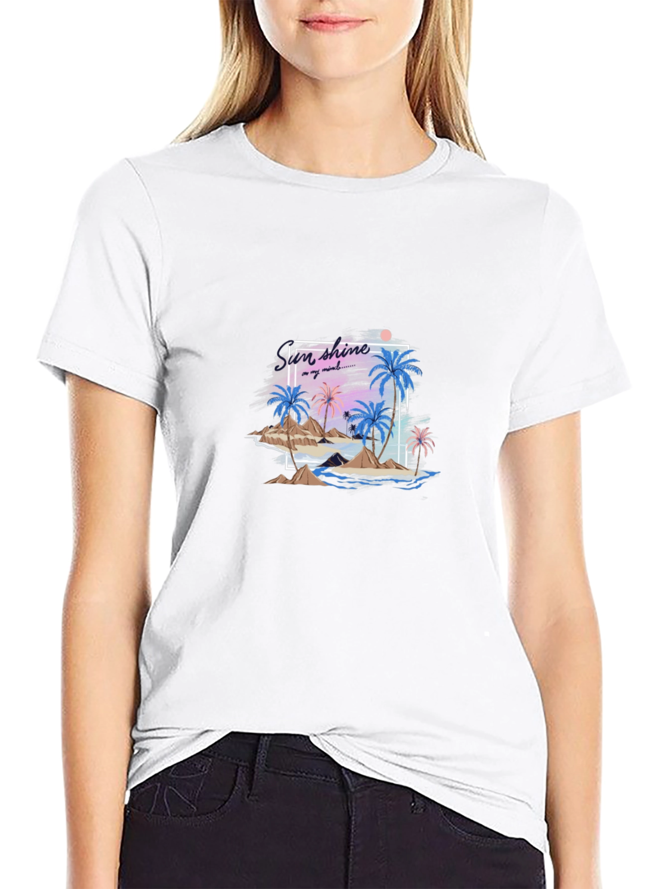 Island Vibes T-Shirt - Sunshine Graphic Tee